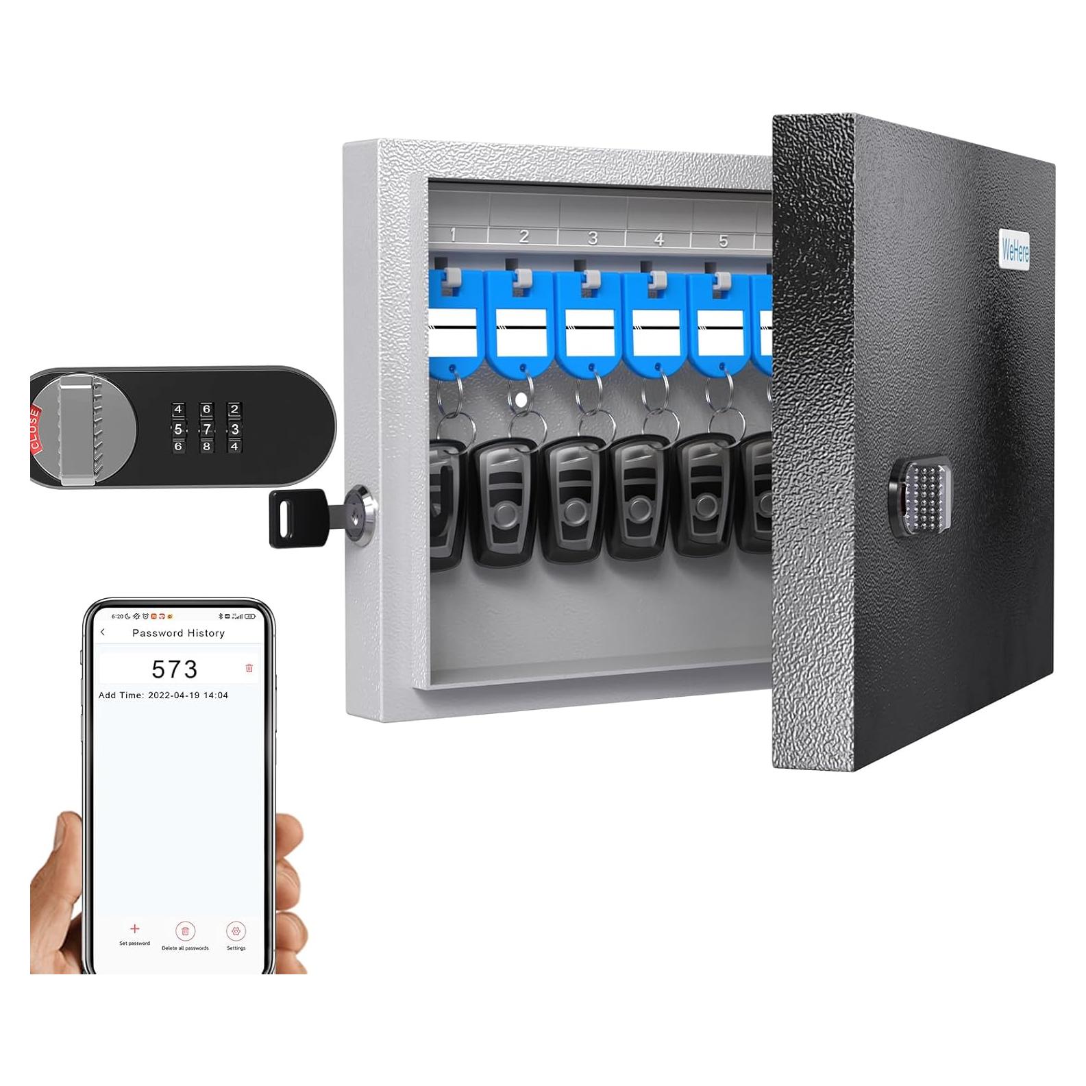 Caja de Llaves DiDiHere 16 Claves Montaje en Pared Seguridad