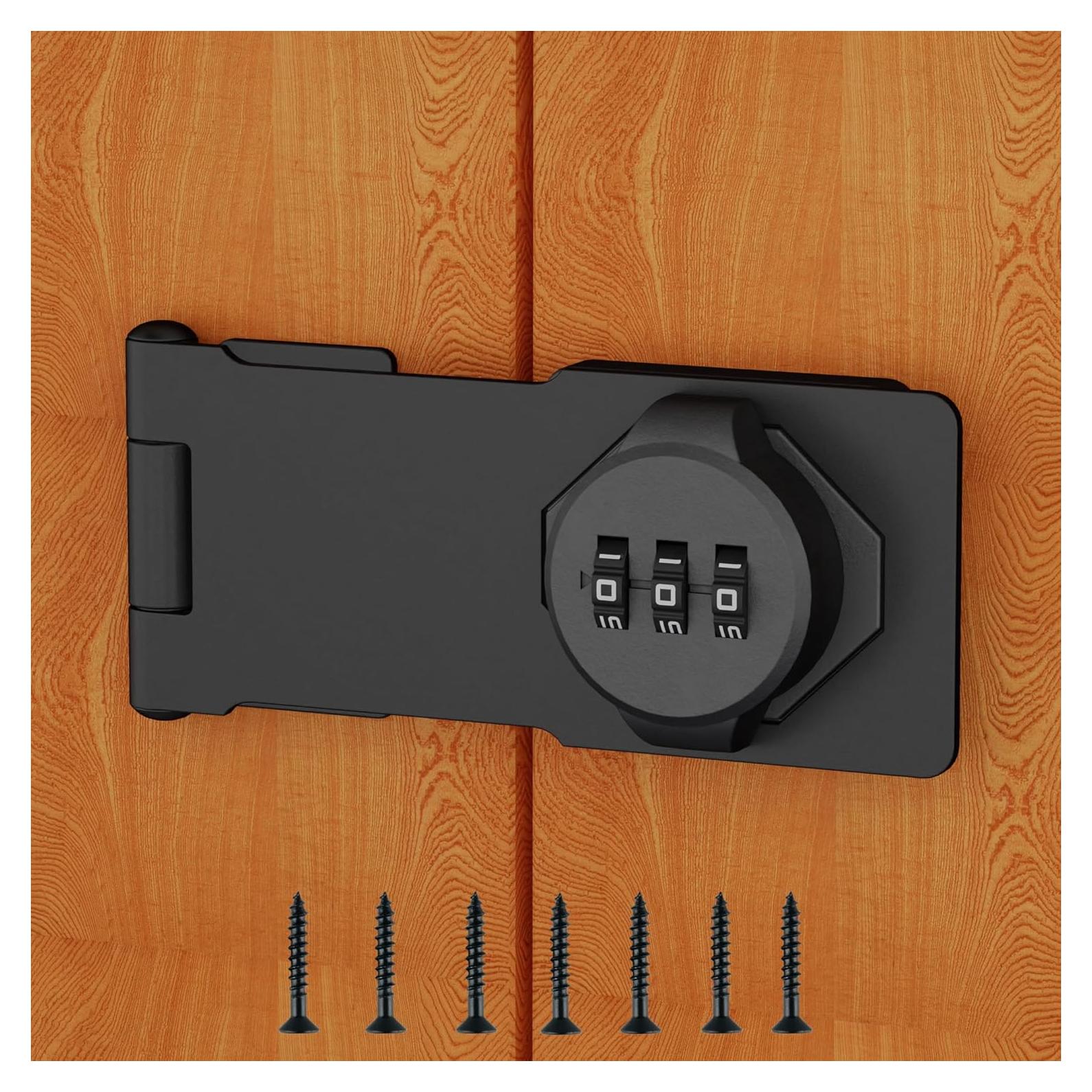 Cerradura de Combinación RETRIN MechPass 3 Dígitos Negra