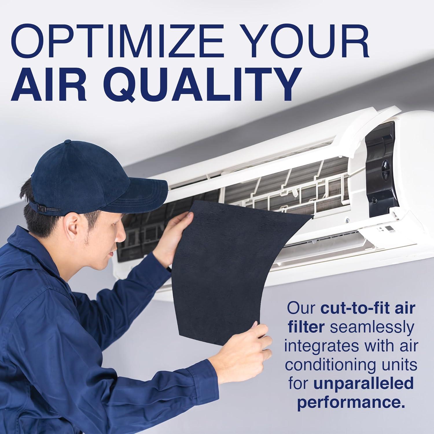 Filtro de Aire de Carbón Activado ID Air Systems 1 Paquete 40.64x121.92 cm