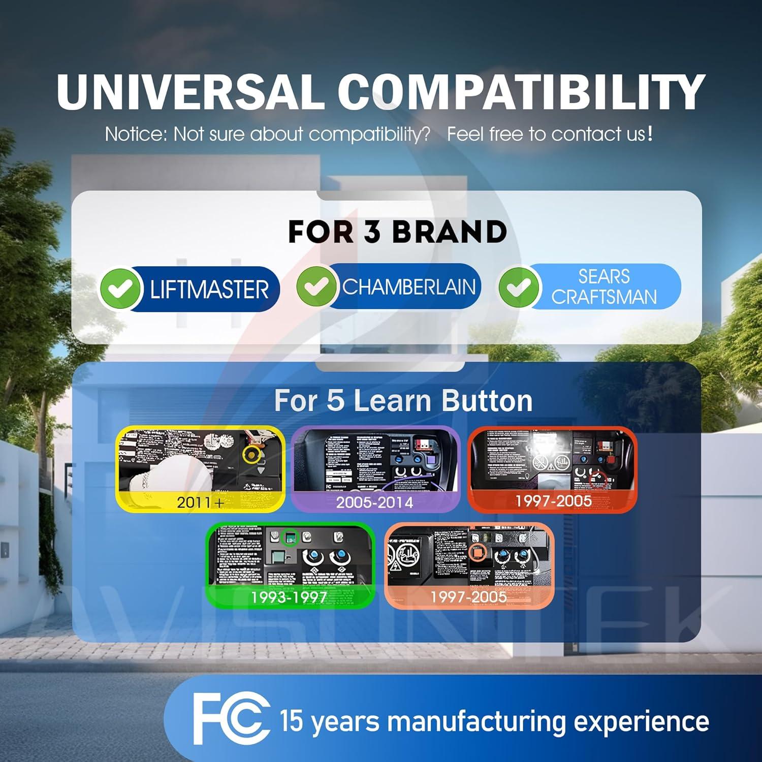 Teclado Universal LiftMaster 877MAX/877LM para Garaje