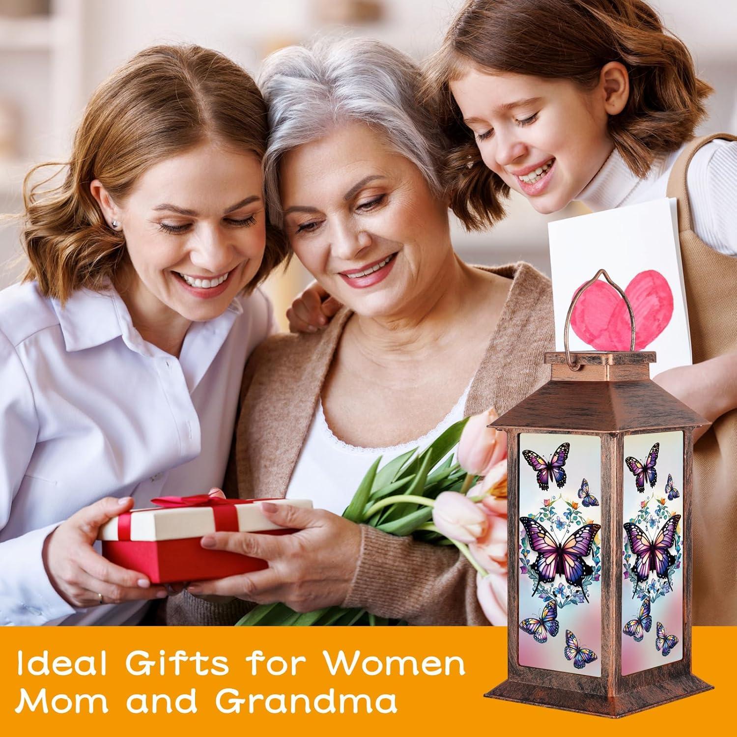 Linterna Solar Colgante Doogarden Mariposa LED Impermeable