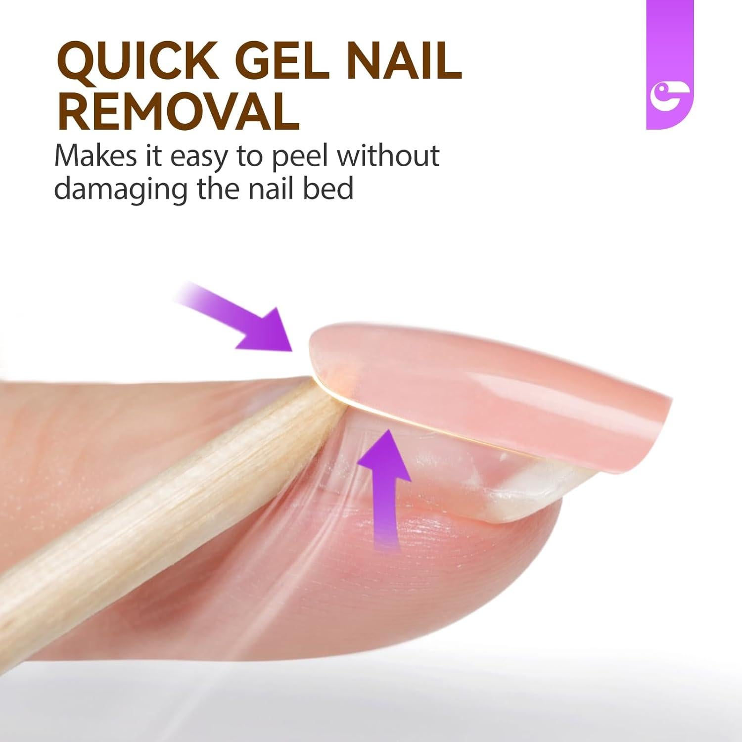 Removedor de Pegamento de Uñas Gelike EC 4 en 1 15ml Sin Olor