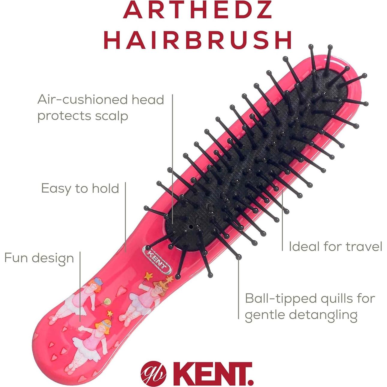 Cepillo Desenredante para Niños Kent ARTH1 con Cerdas Suaves