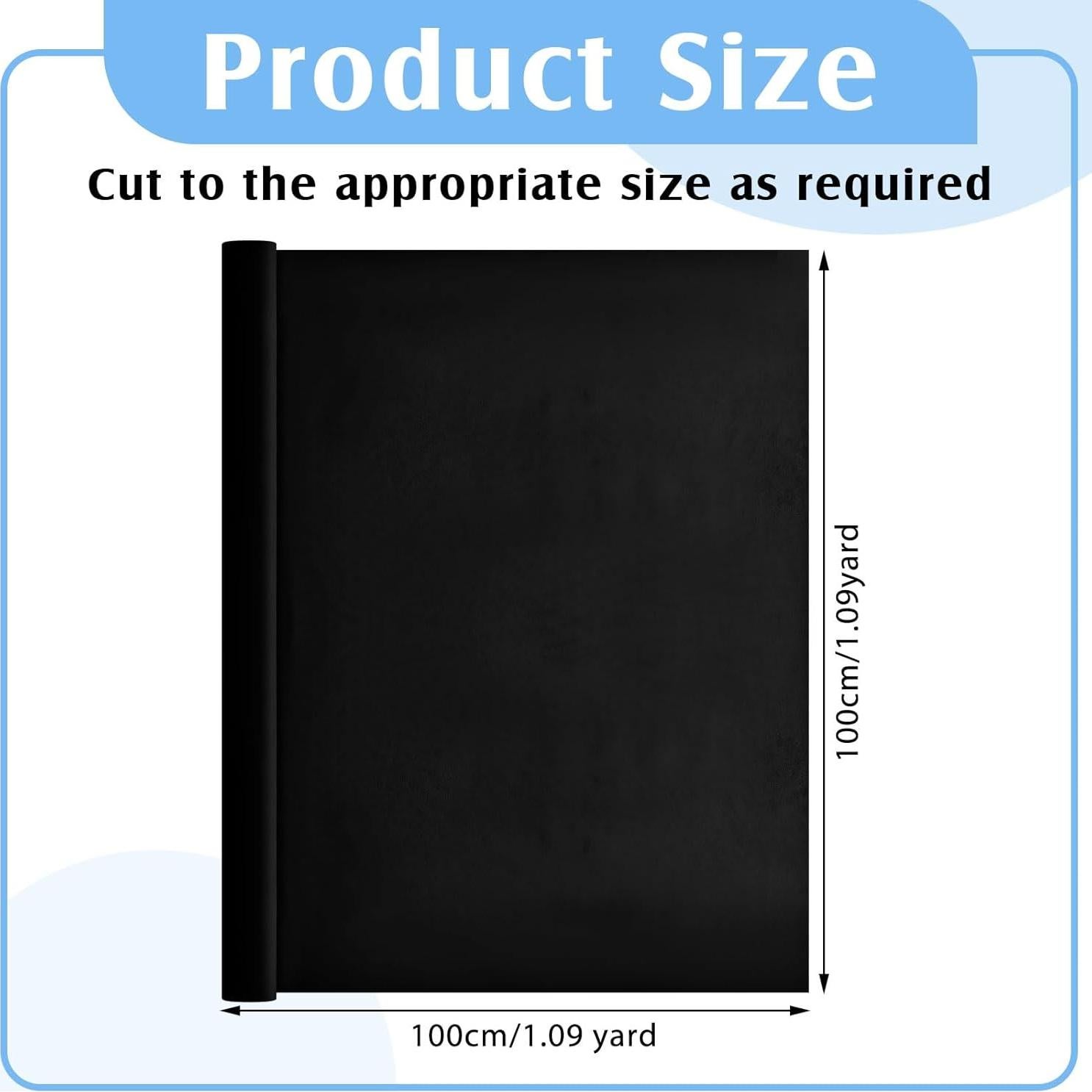 Tela Antitarnish Jecery 100x100 cm para Joyería y Cubiertos Negros