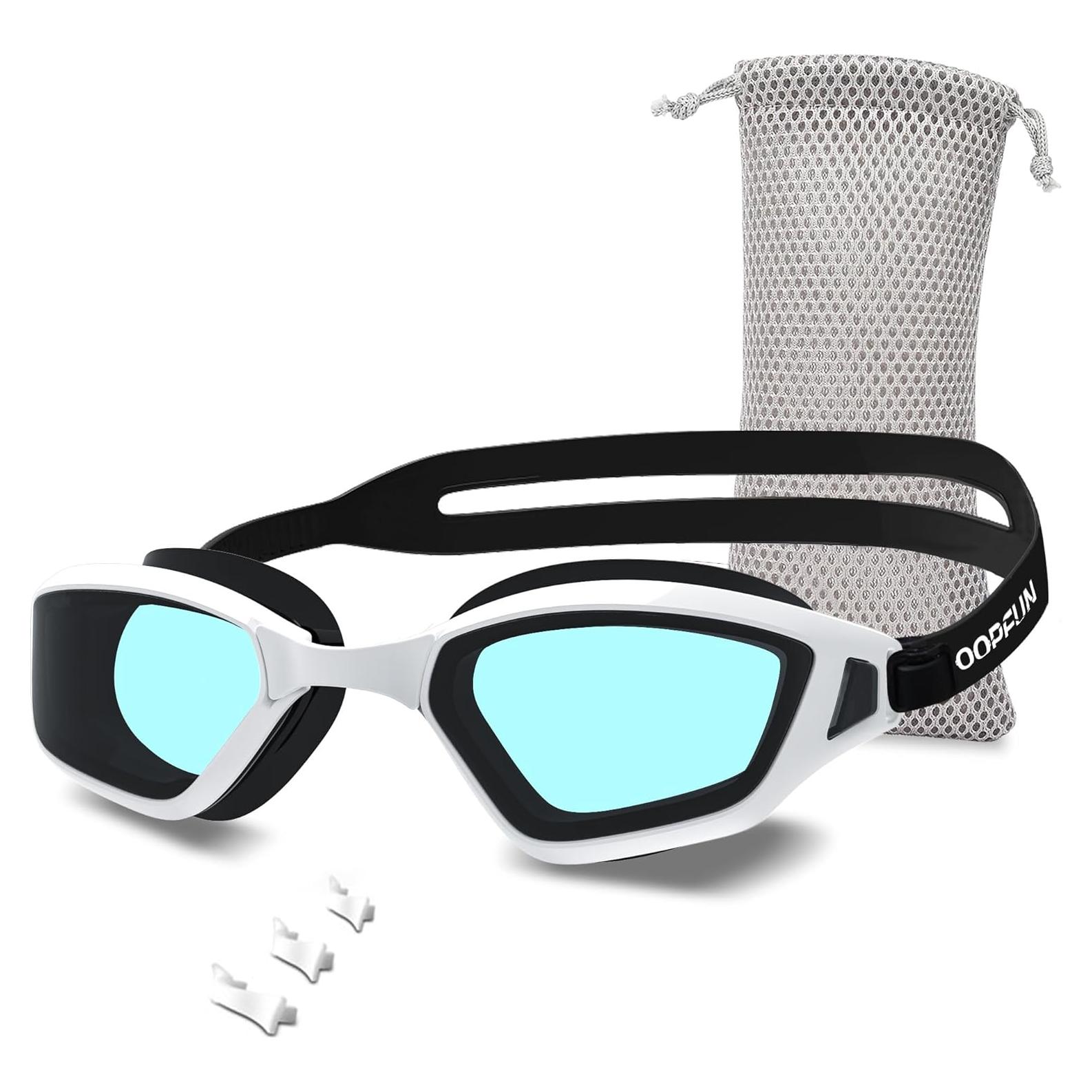 Gafas de Natación OOPFUN Adulto Antivaho UV Ajustables