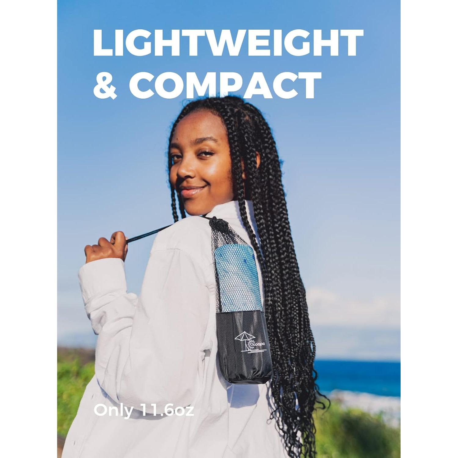 Toalla de Playa Microfibra OCOOPA 180x81 cm Secado Rápido