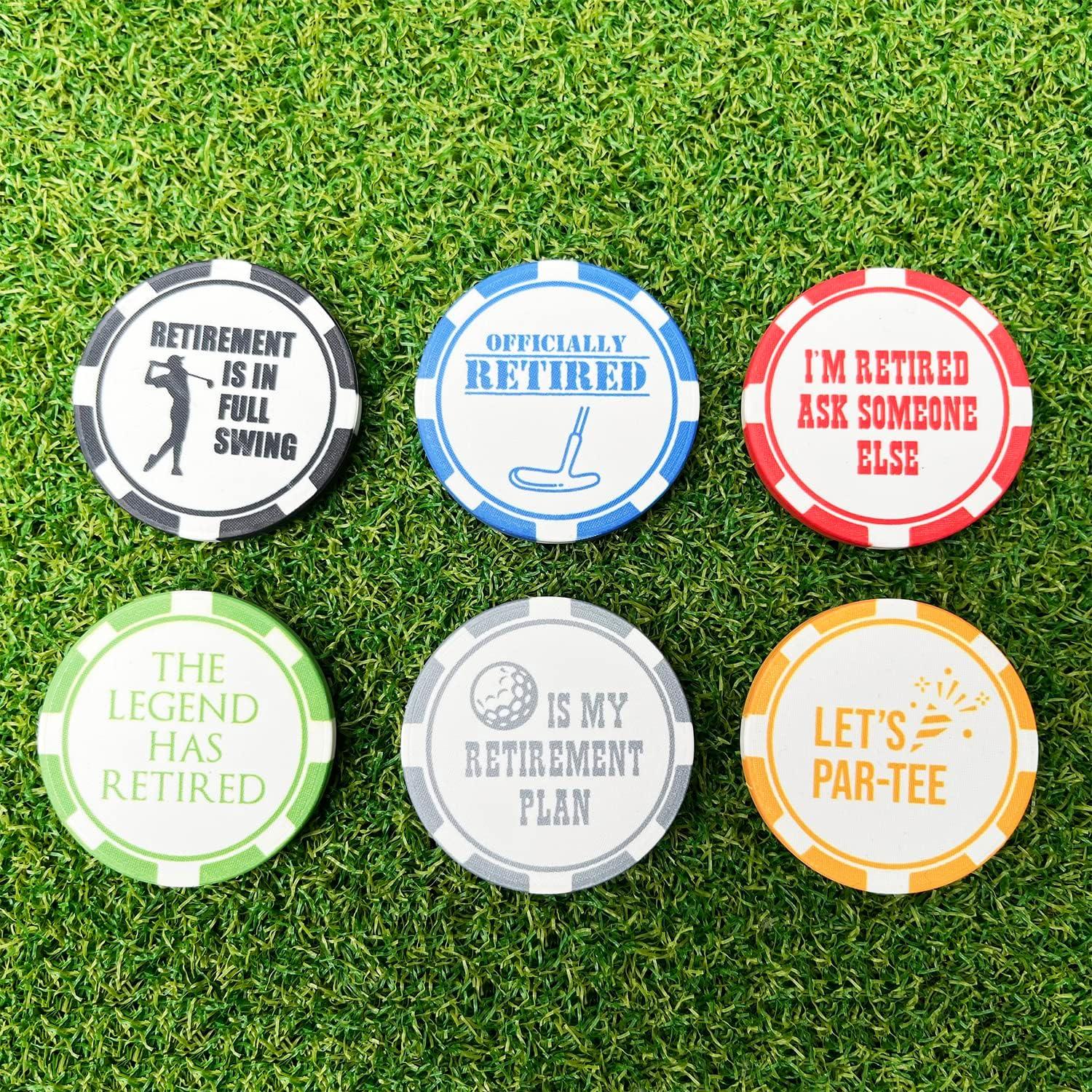 Juego de Marcadores de Golf BOLAS HORRIBLES - 6 Piezas