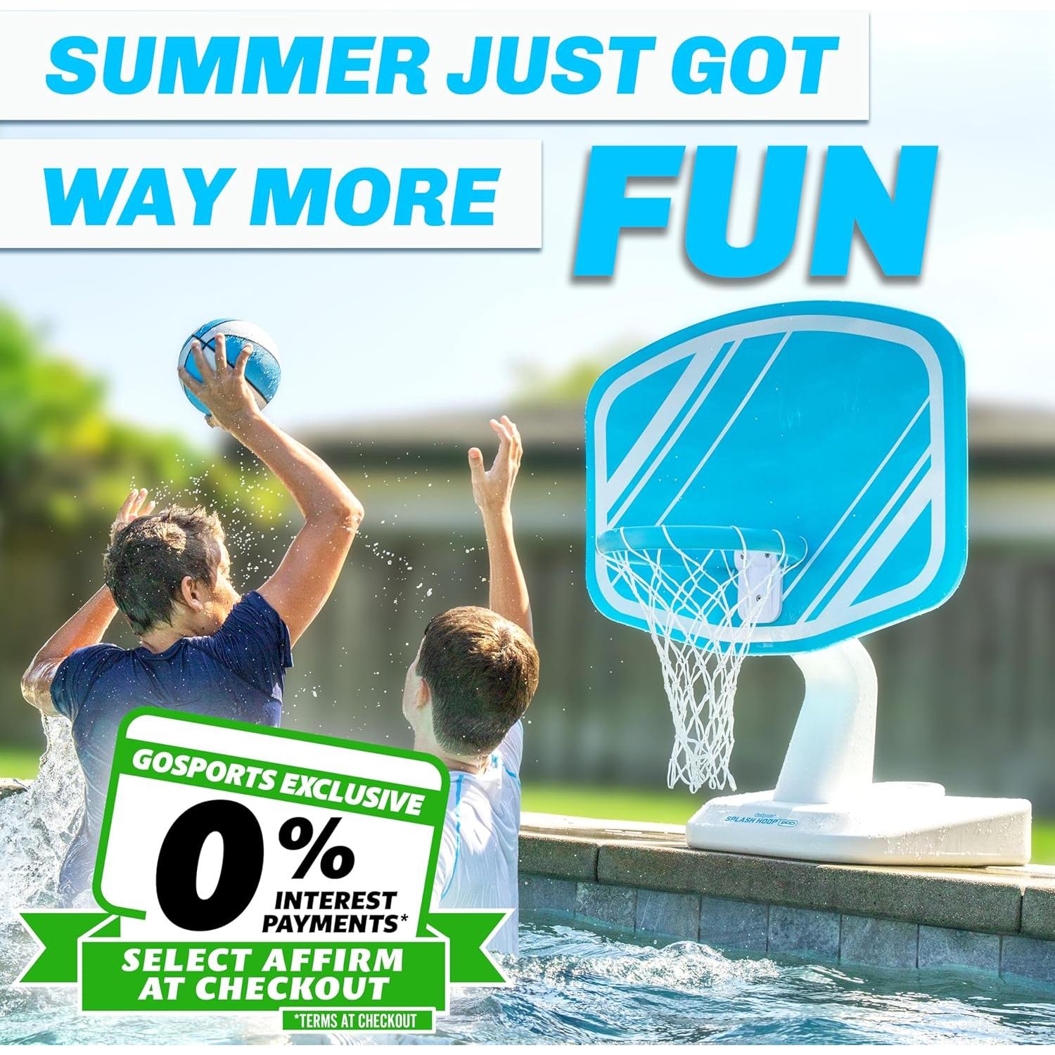 Aro de Baloncesto Acuático GoSports Splash Hoop PRO 36 cm