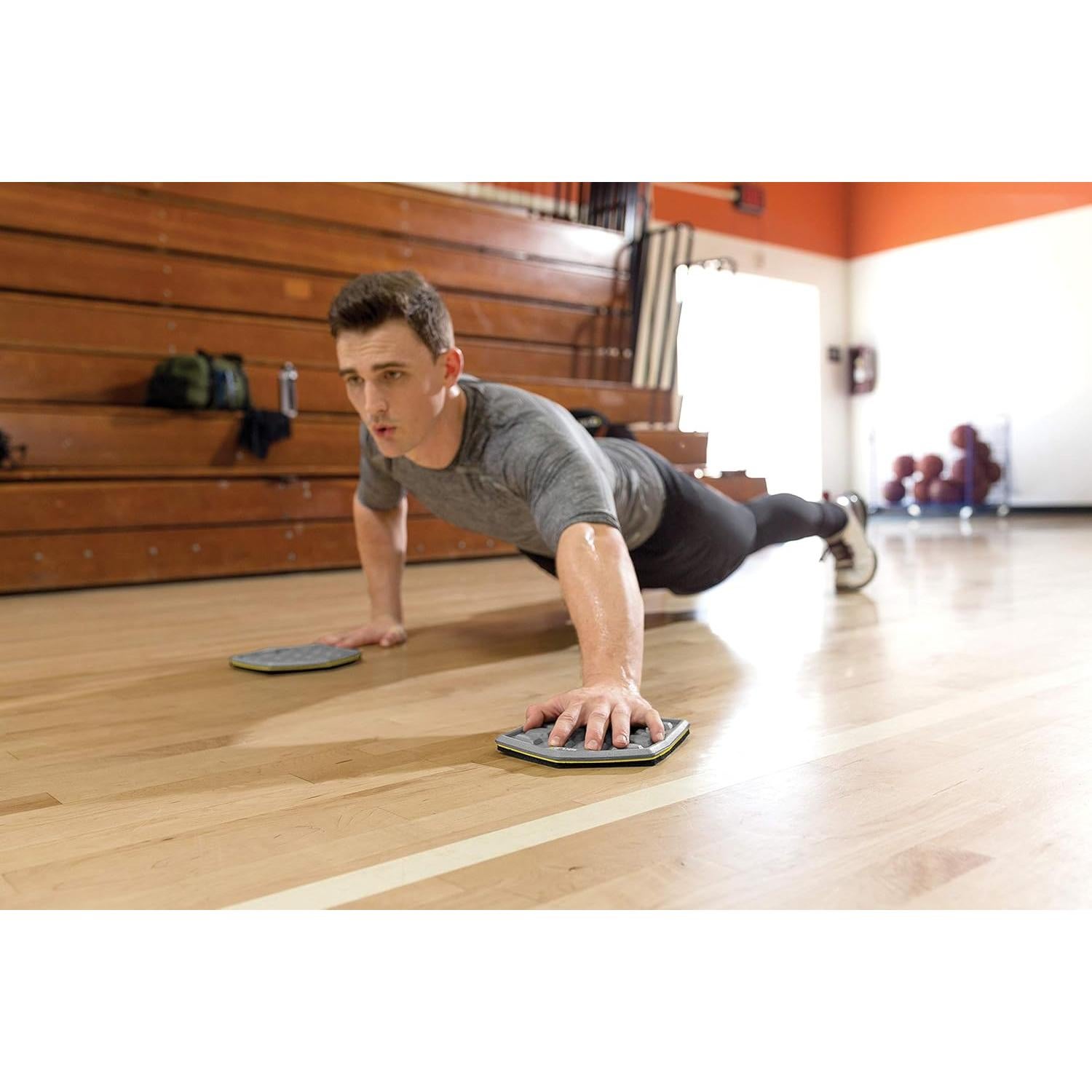 Discos deslizantes de ejercicio SKLZ Slidez para core - Gris