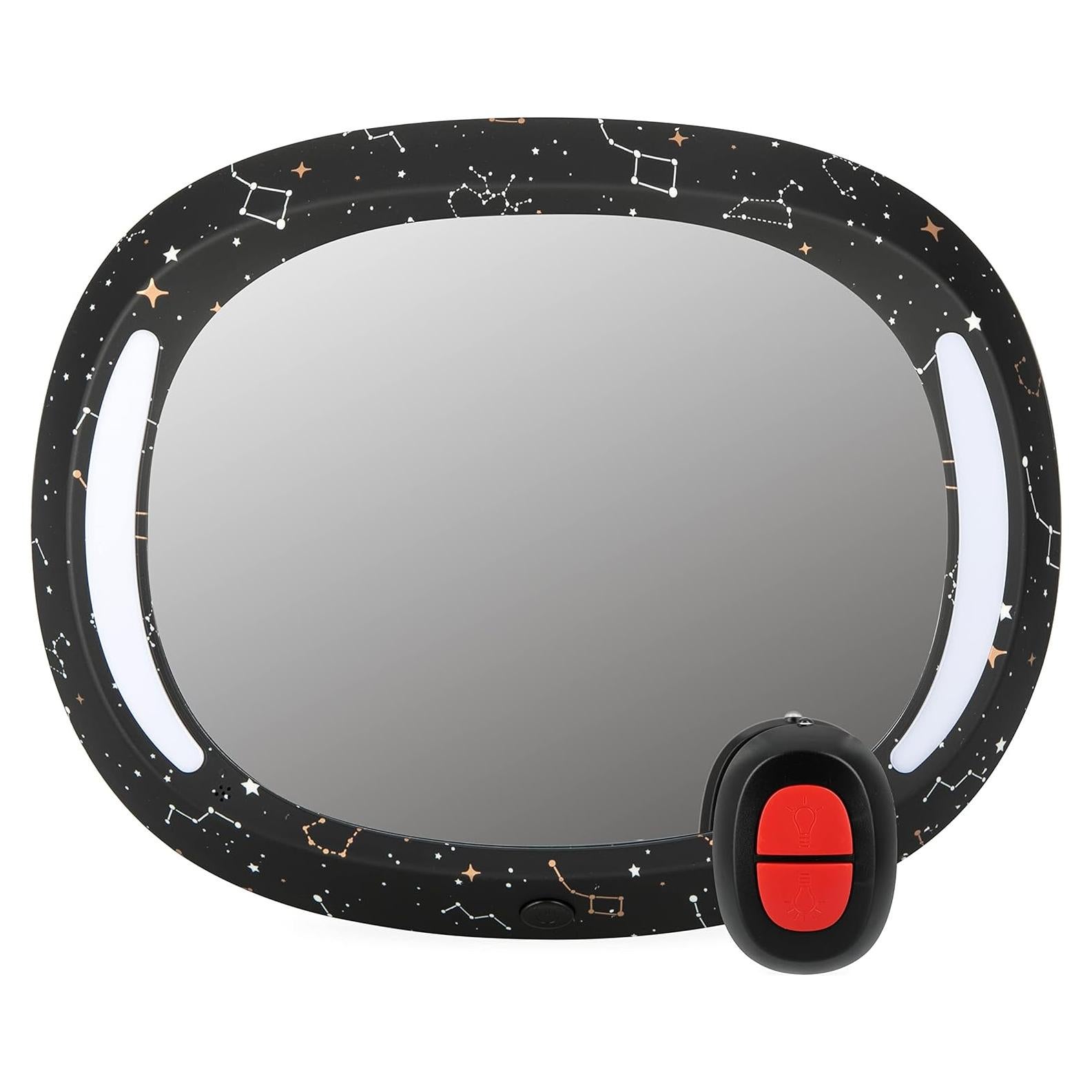 Espejo de Coche para Bebés Nuby con Luz LED y Control Remoto