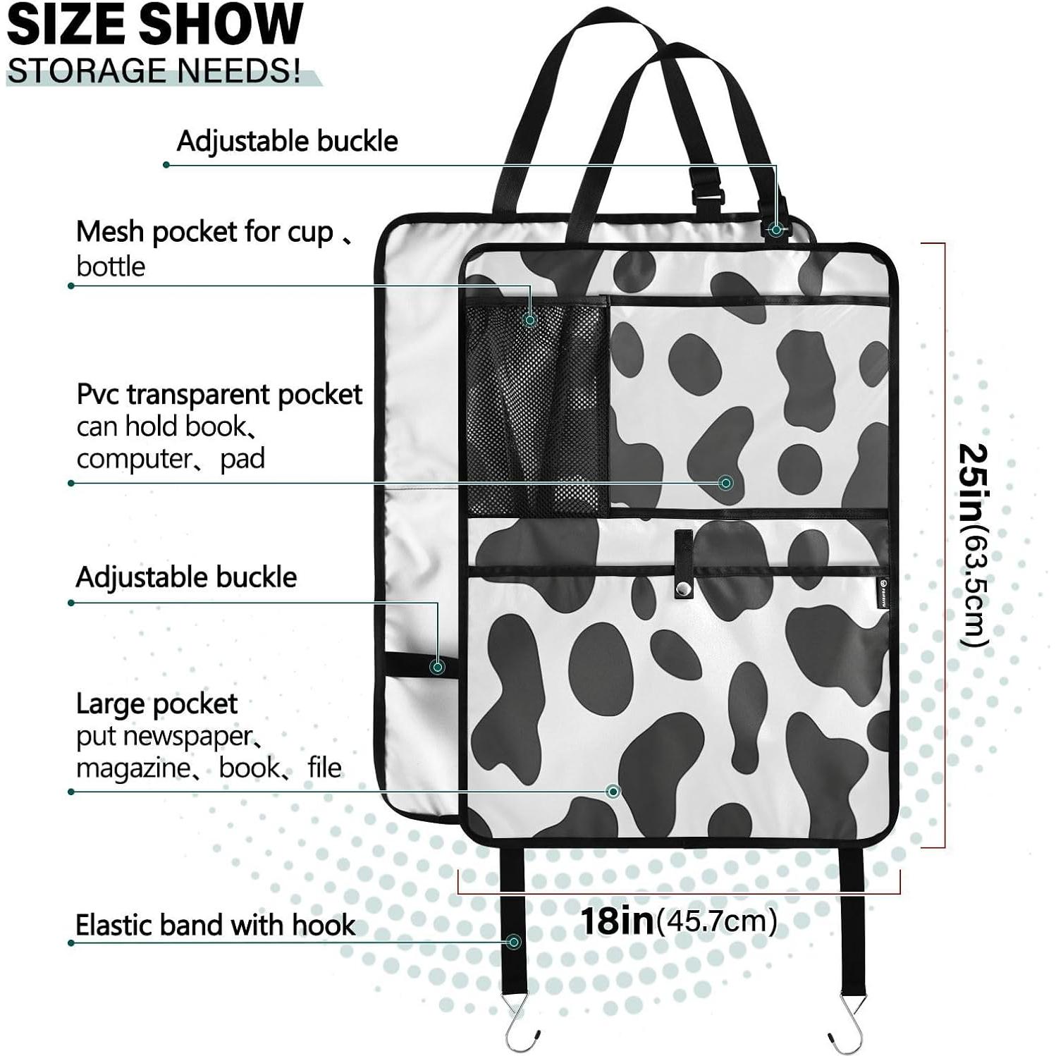 Organizador de respaldo de asiento de coche BOENLE x2 impermeable