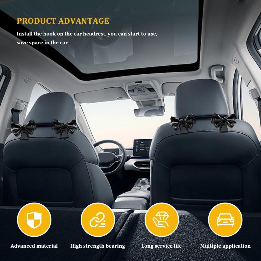 Ganchos de coche RGOAANC para bolsos y mochilas - 2 piezas