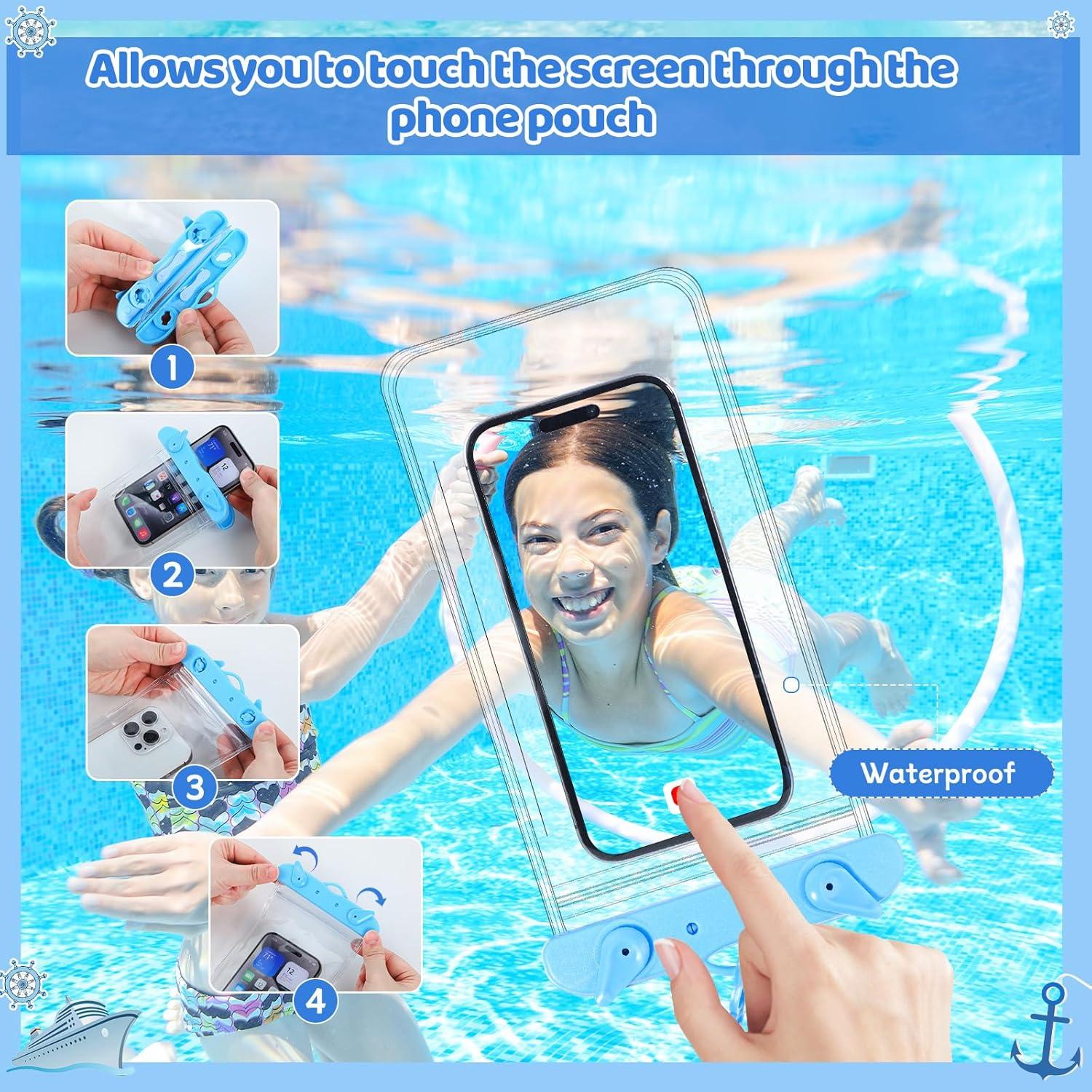 Conjunto Esenciales de Crucero Prudiut - 2 Lanyards, 4 Etiquetas, 2 Bolsas