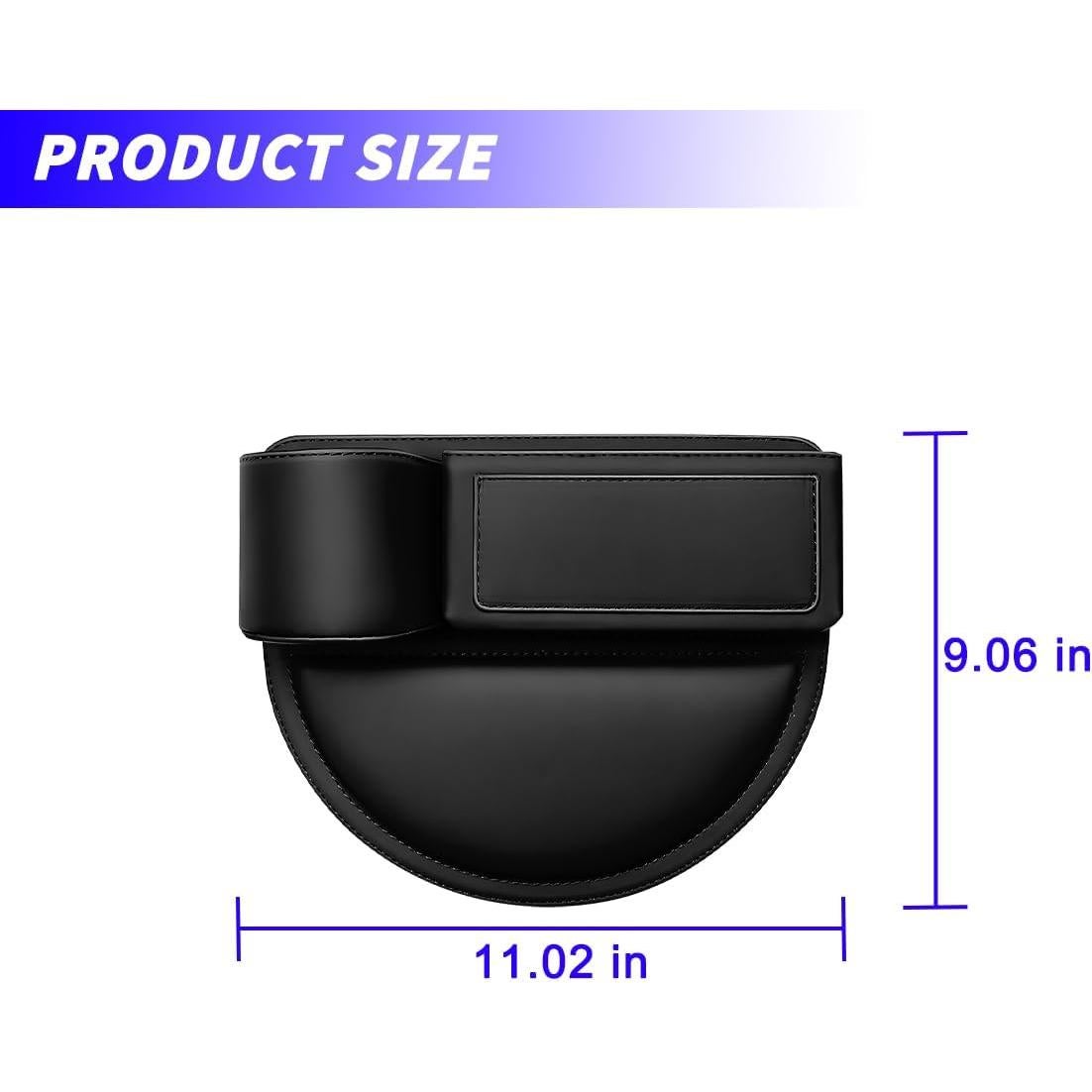 Organizador de Relleno de Espacio entre Asientos KHGUZ Negro