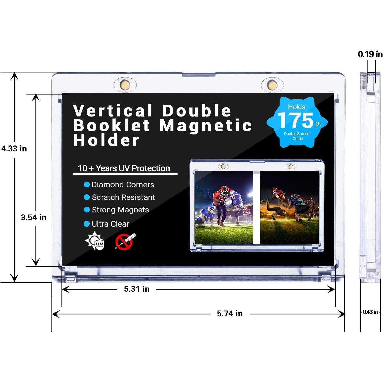 Soporte Magnético Vertical para Tarjetas RIXUGIT 175PT - 2 Unidades
