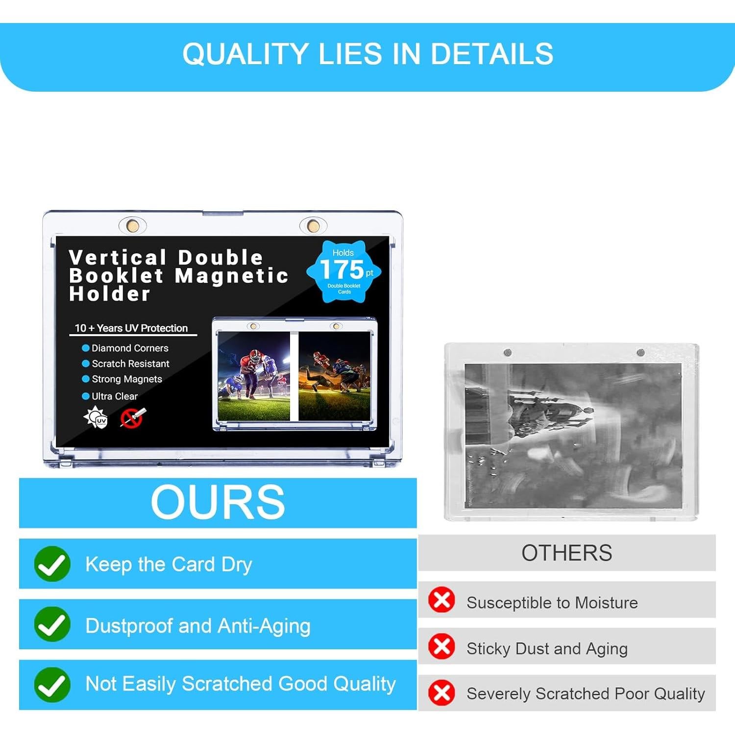 Soporte Magnético Vertical para Tarjetas RIXUGIT 175PT - 2 Unidades