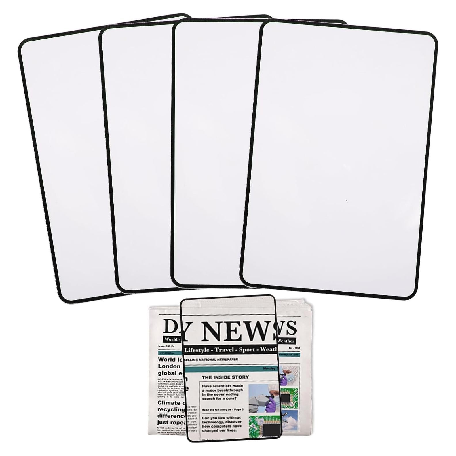 4 Lentes de Aumento 3X Dimeho para Lectura - Lupa Fresnel