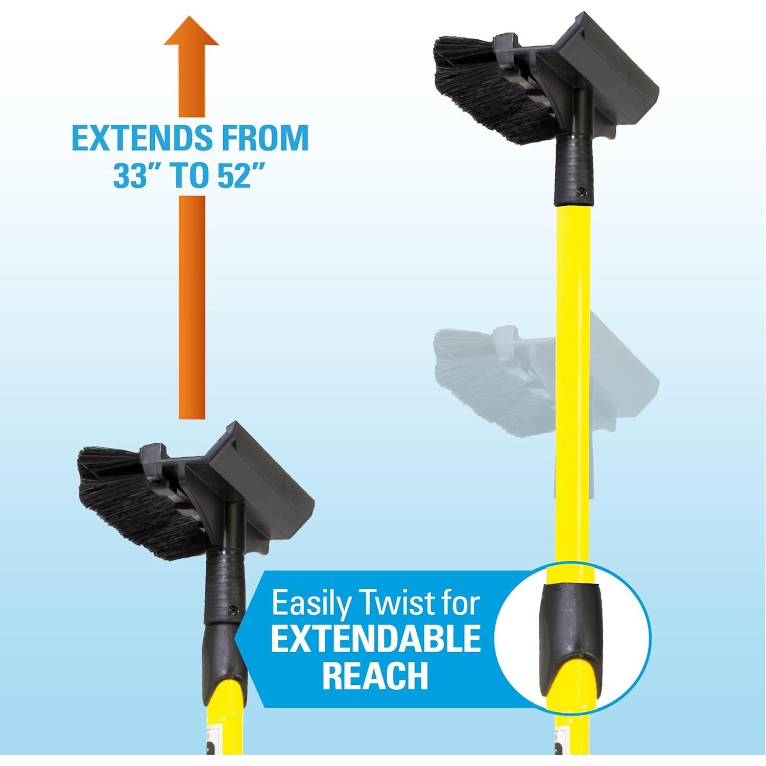 Escoba Extensible para Nieve SubZero 2610XM 132 cm con Squeegee