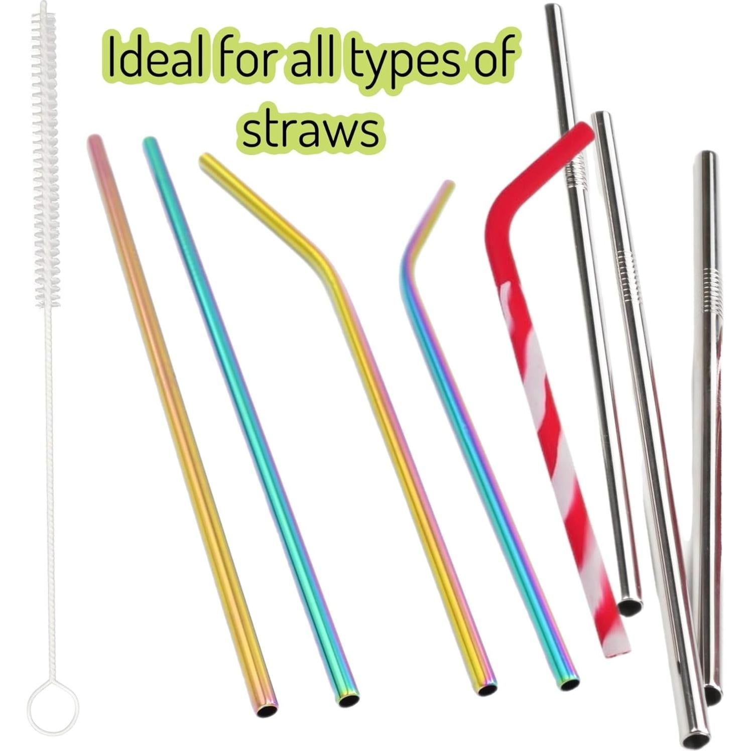 Juego de 10 Cepillos Limpiadores de Popotes ALAZCO XL 30.48 cm