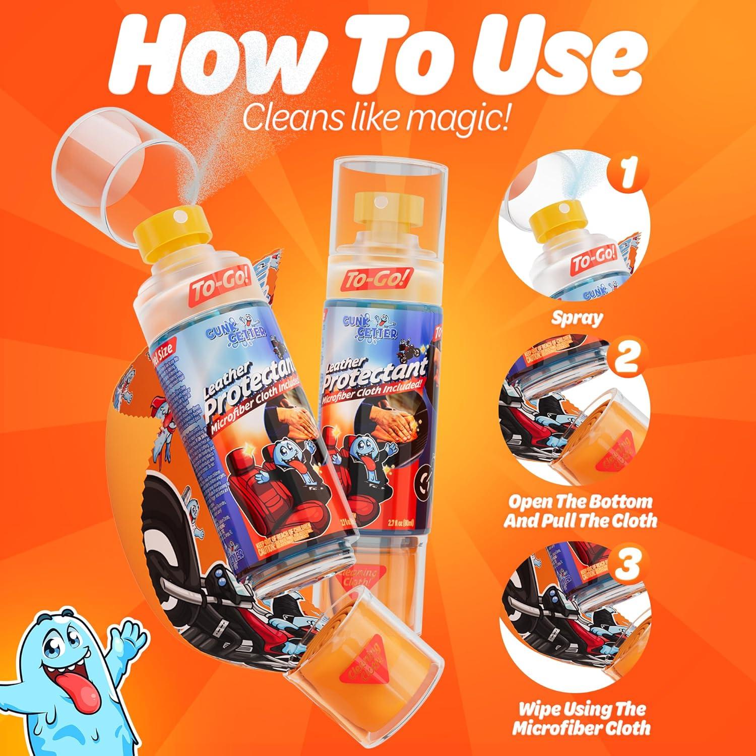 Botellas de Spray de Viaje Gunk Getter 80 ml - Paquete de 2