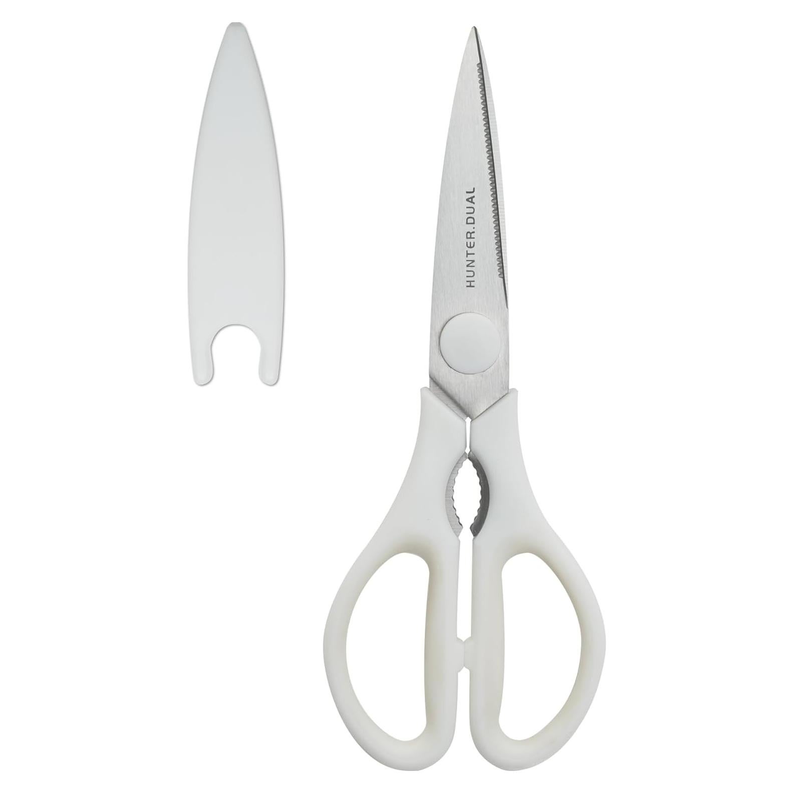 Tijeras de Cocina HUNTER.DUAL 21.2 cm Acero Inoxidable Blanco