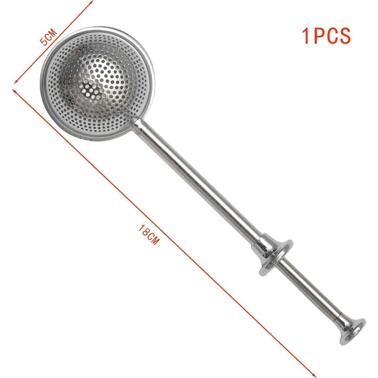 Colador de Té de Acero Inoxidable Anphly - Prensa y Multiusos