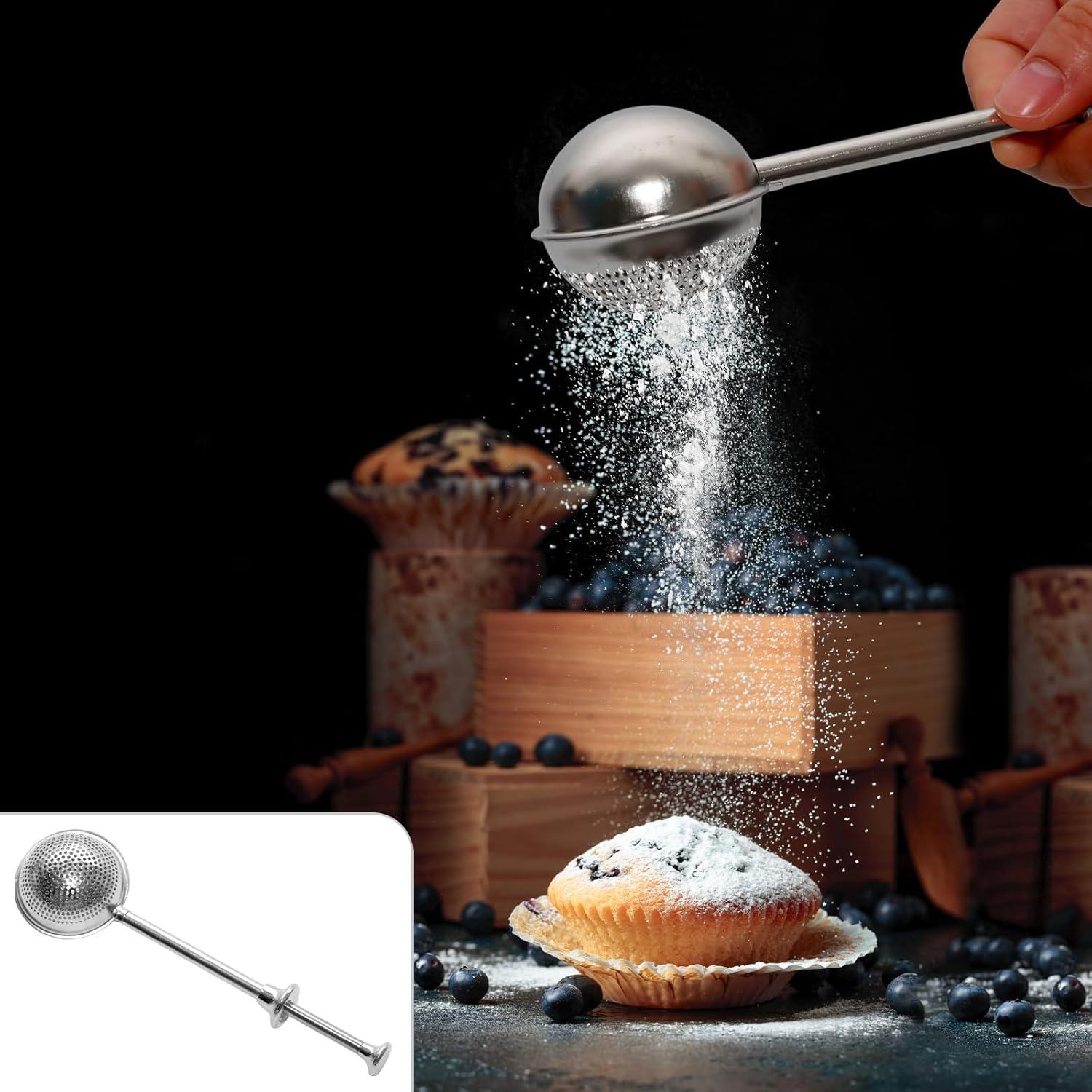 Colador de Té de Acero Inoxidable Anphly - Prensa y Multiusos