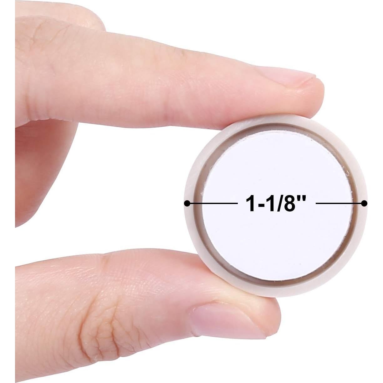 Deslizadores de Muebles Autoadhesivos Ezprotekt 40 Pack Beige 29mm