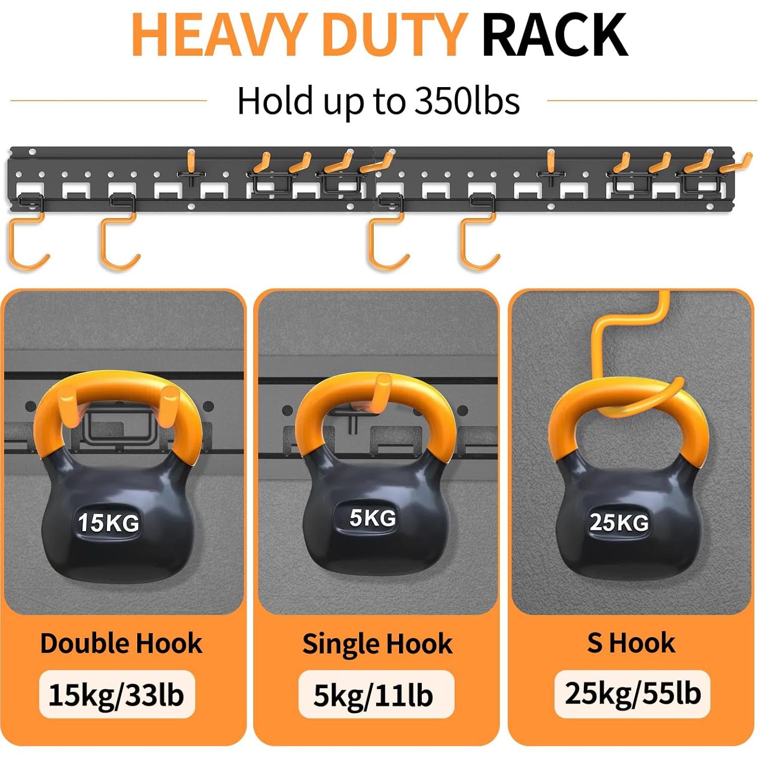 Organizador de Herramientas de Jardín Unaikoo 81.28 cm Montaje en Pared