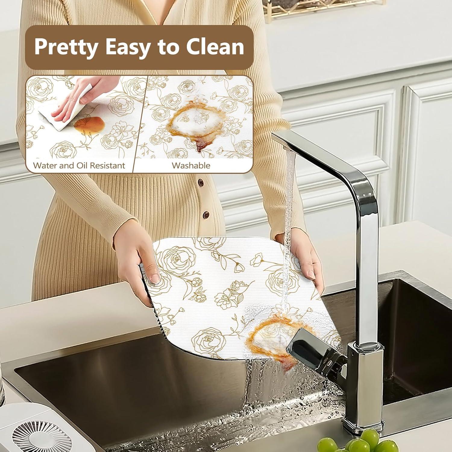 Forro de Estante No Adhesivo CLENAT Rosa Dorado 30x300 cm