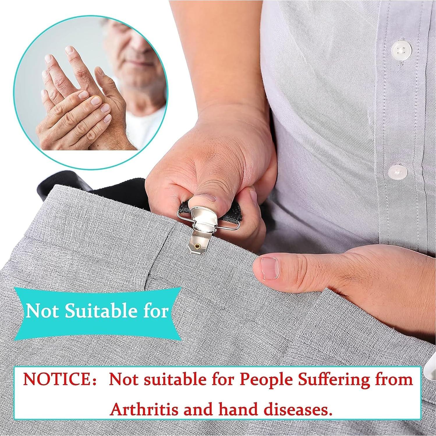 Clip de Vestir Ajustable Fanwer - 2 Piezas, 66 a 104 cm