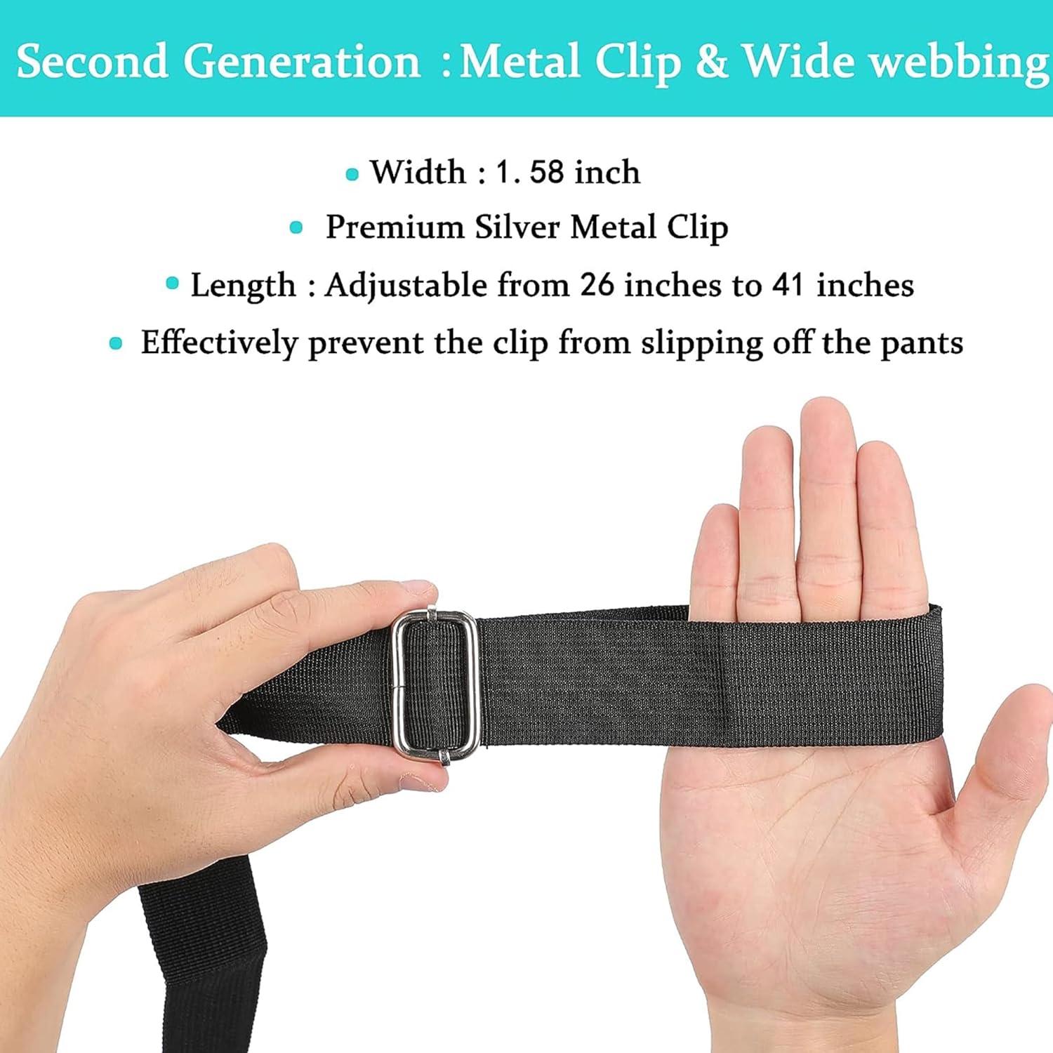 Clip de Vestir Ajustable Fanwer - 2 Piezas, 66 a 104 cm