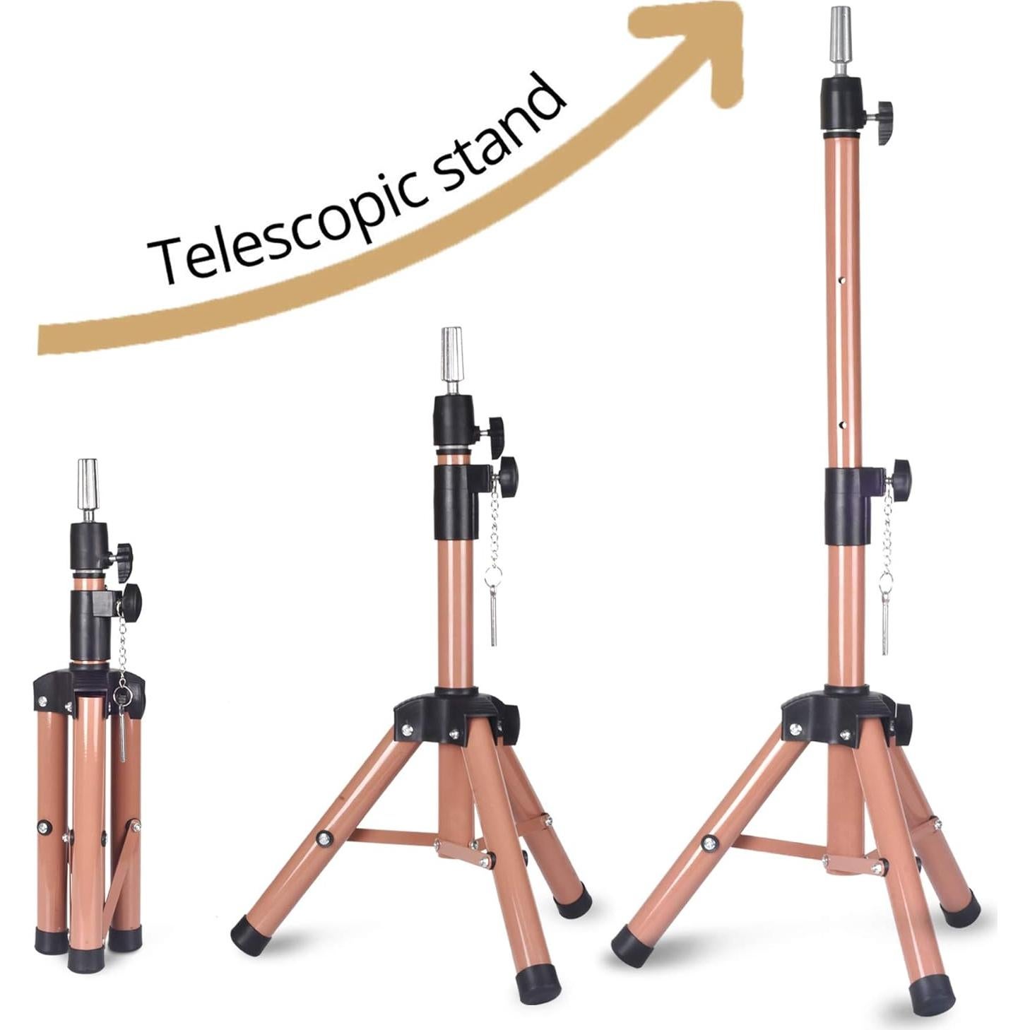 Soporte de Cabeza de Maniquí Tripode Smilco Ajustable 55-101 cm