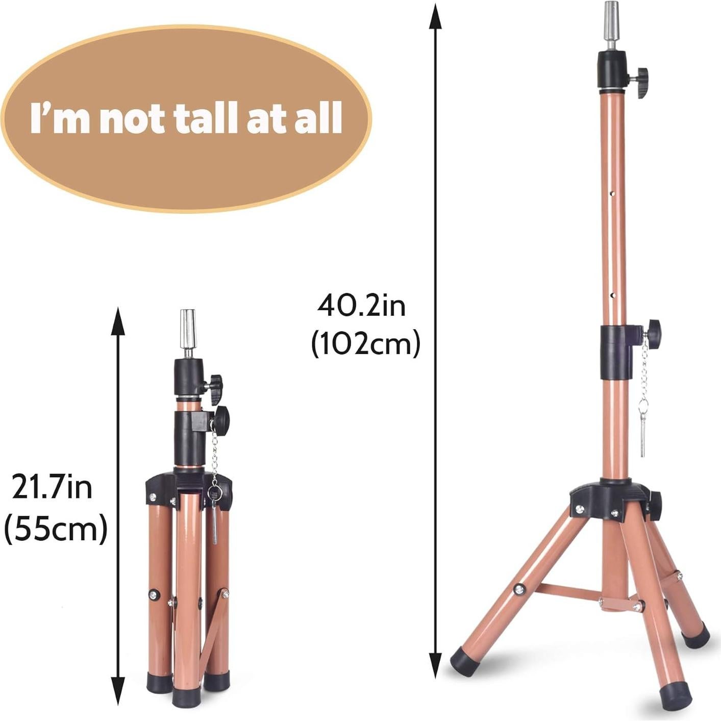 Soporte de Cabeza de Maniquí Tripode Smilco Ajustable 55-101 cm
