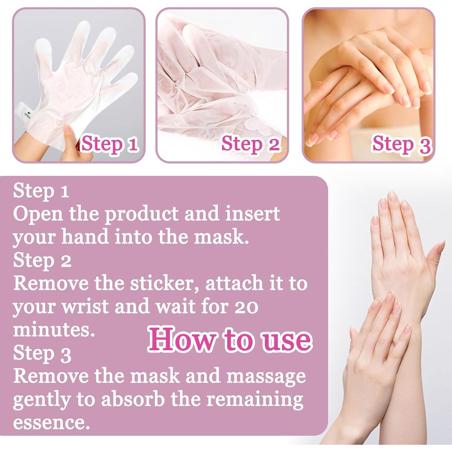 Set de Mascarillas Hidratantes para Manos LingHaoLH - 6PCS