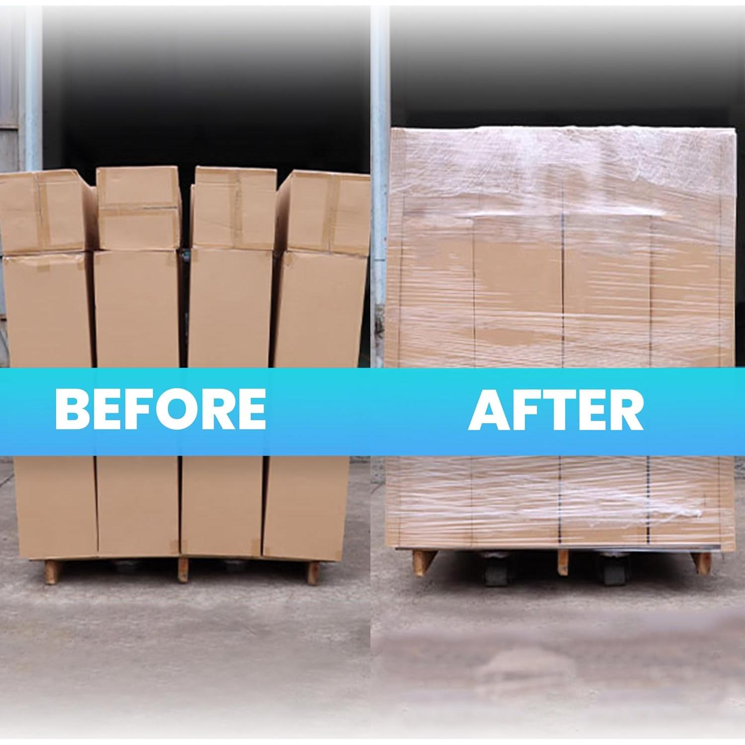 Película Estirable TAPEBEAR 15" x 231m 60 Gauge para Mudanzas