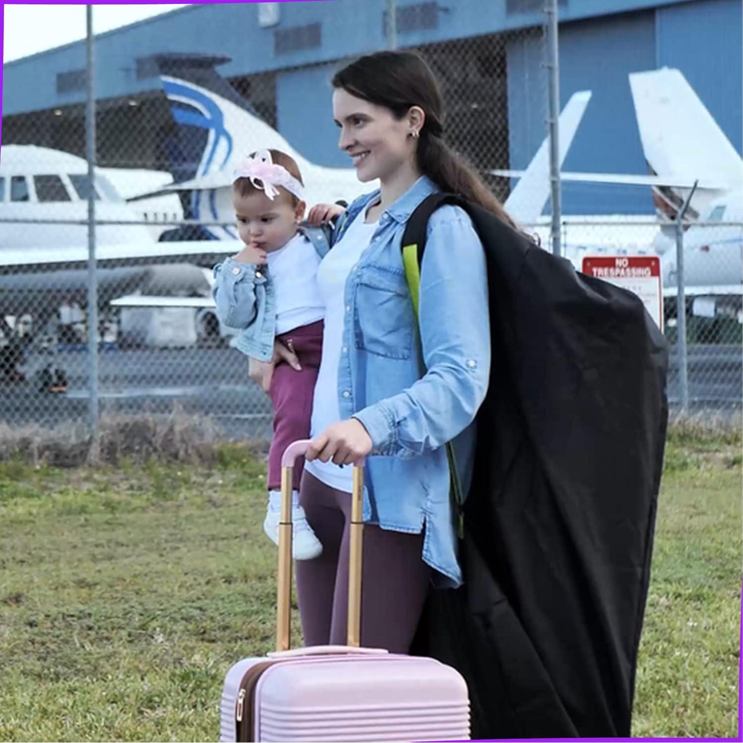 Bolsa de Carrito Grande Reperkid Negra y Verde 119x61x38cm