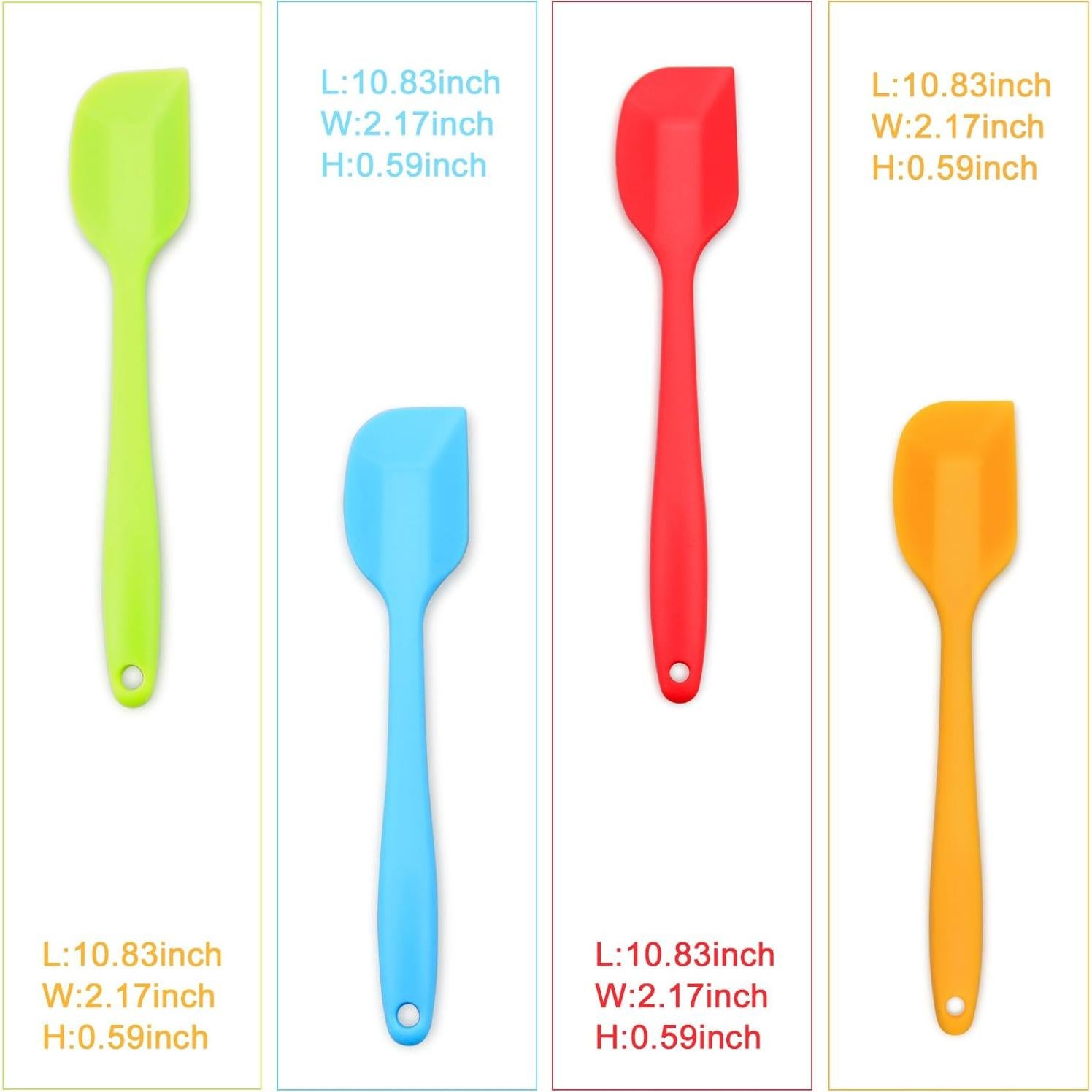 Juego de Espátulas de Silicona 4 Piezas ALLWIN-HOUSEWARE