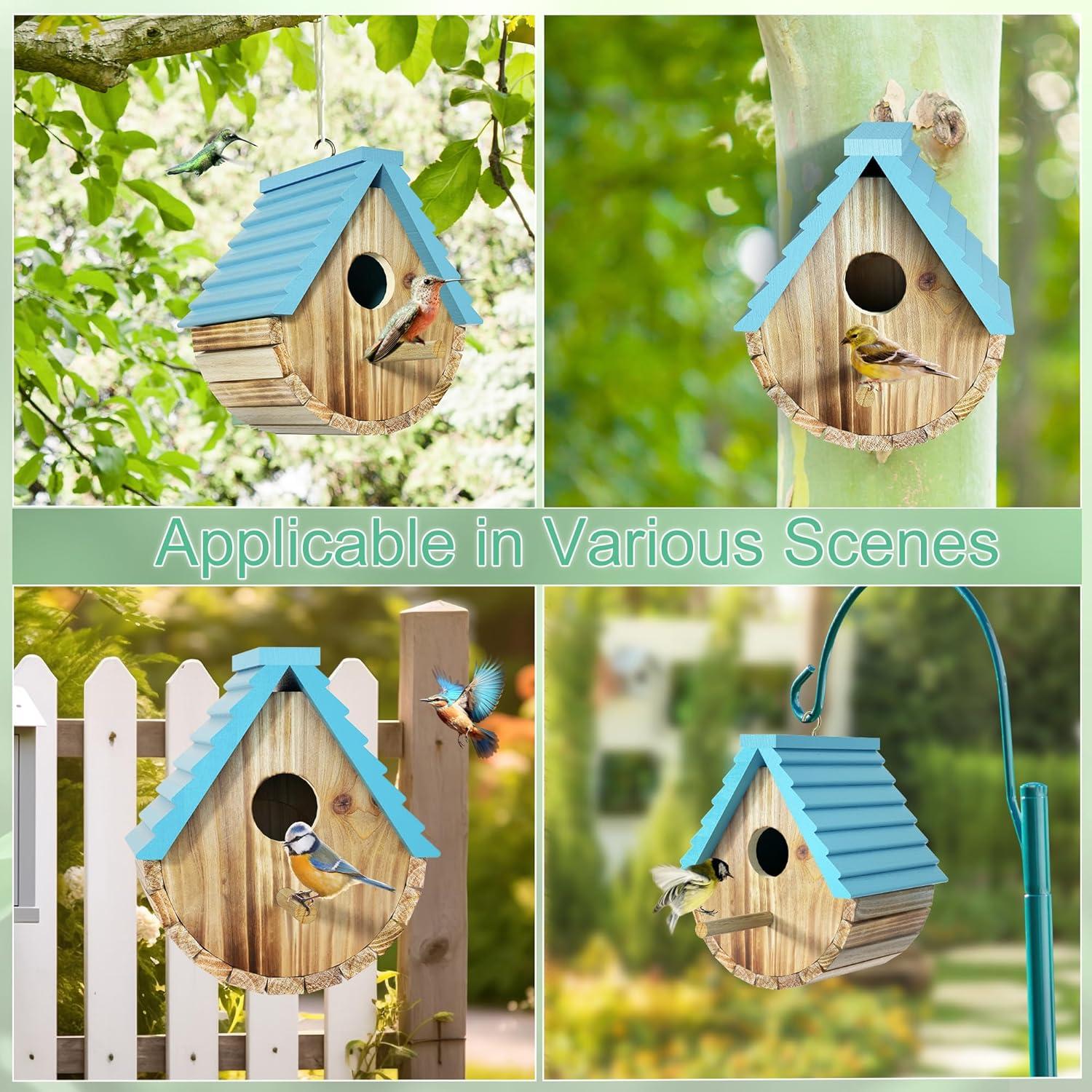 Casa para Aves Auslar de Madera para Exteriores 17.78x19.94cm