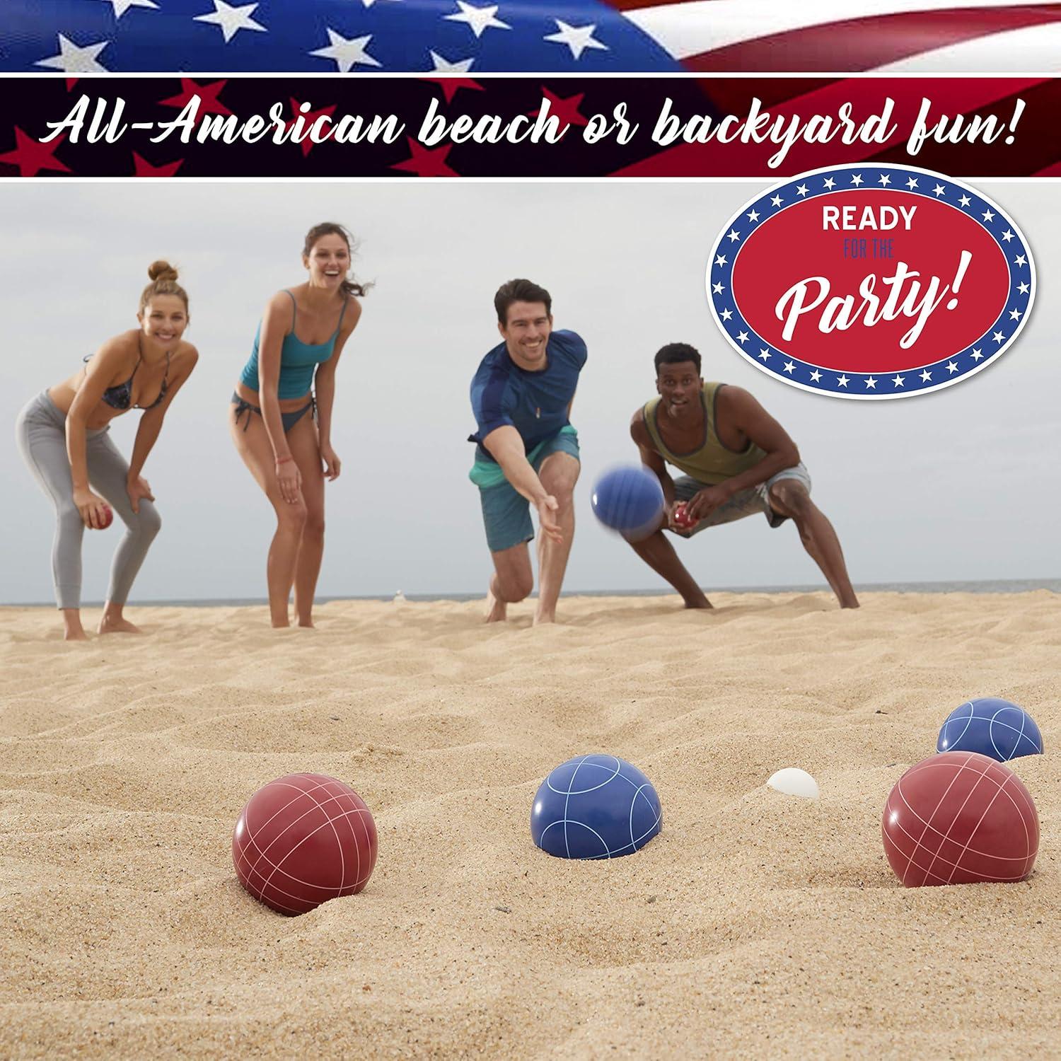 Conjunto de Pelotas de Bocce Franklin Sports - 8 Pelotas y 1 Pallino