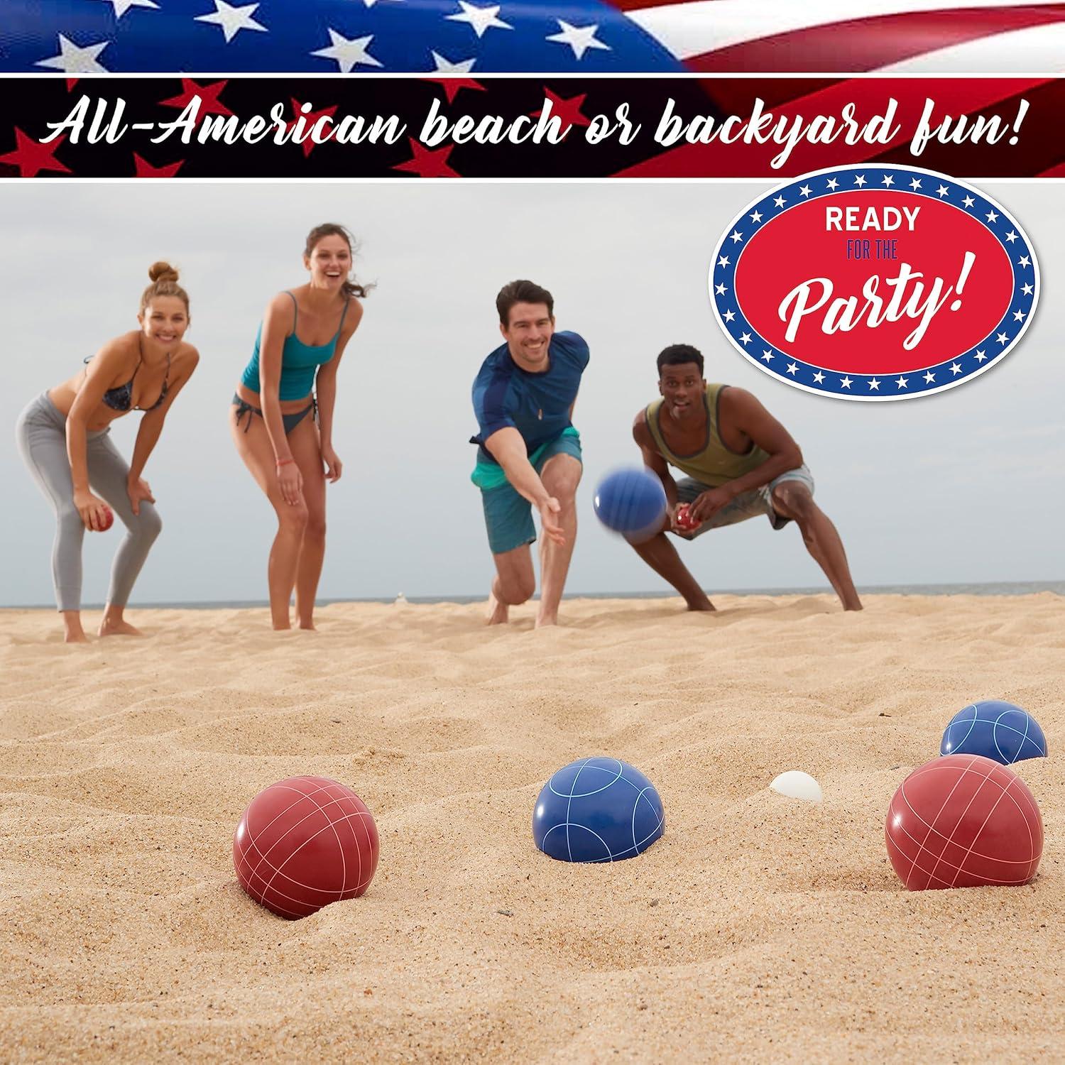 Conjunto de Pelotas de Bocce Franklin Sports - 8 Pelotas y 1 Pallino