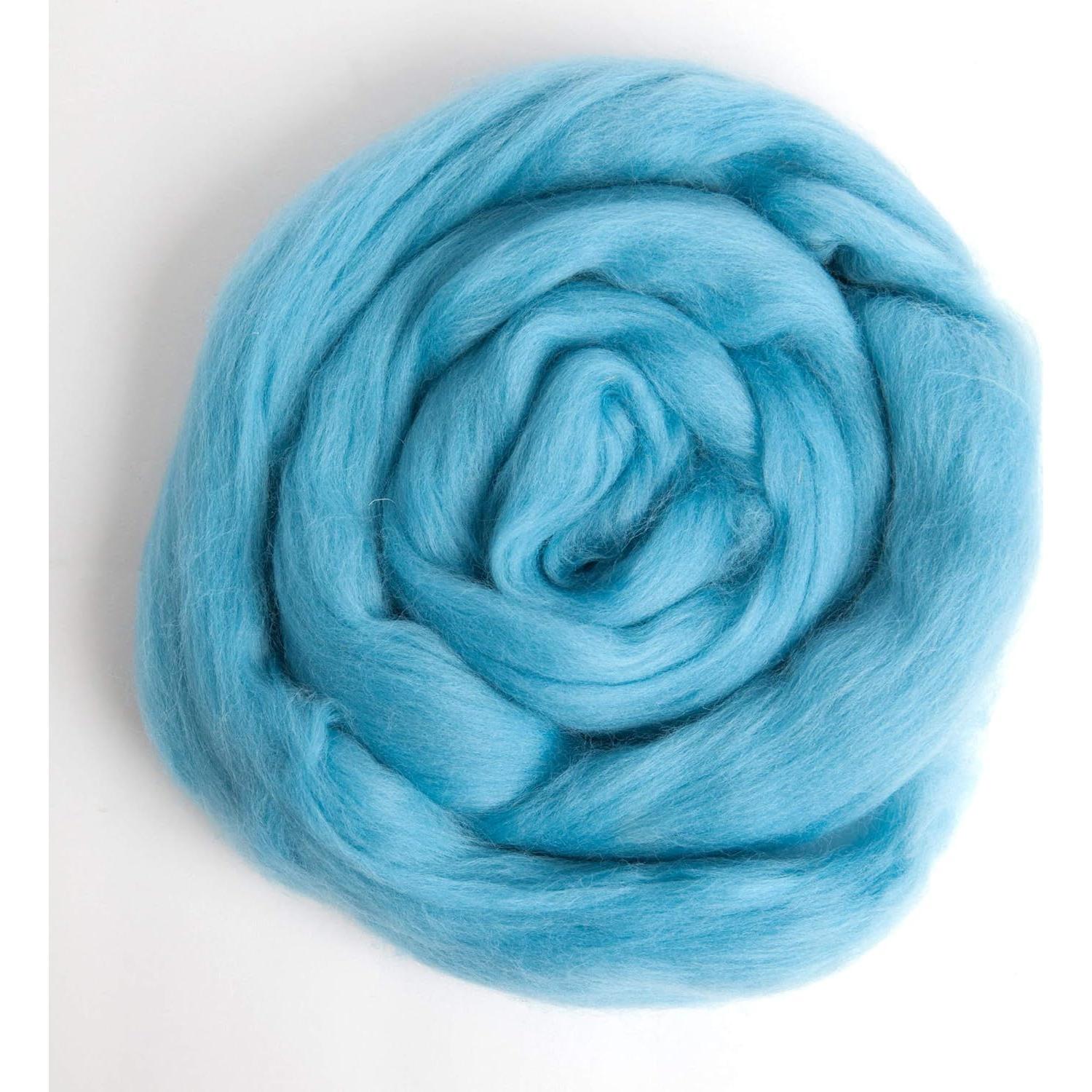 Roving de Lana Merino 100% Natural Desert Breeze 28.35 g Aqua