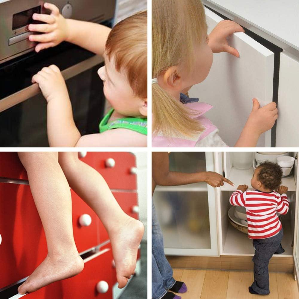 Candados de Seguridad para Niños 8 Piezas Marrón 3M