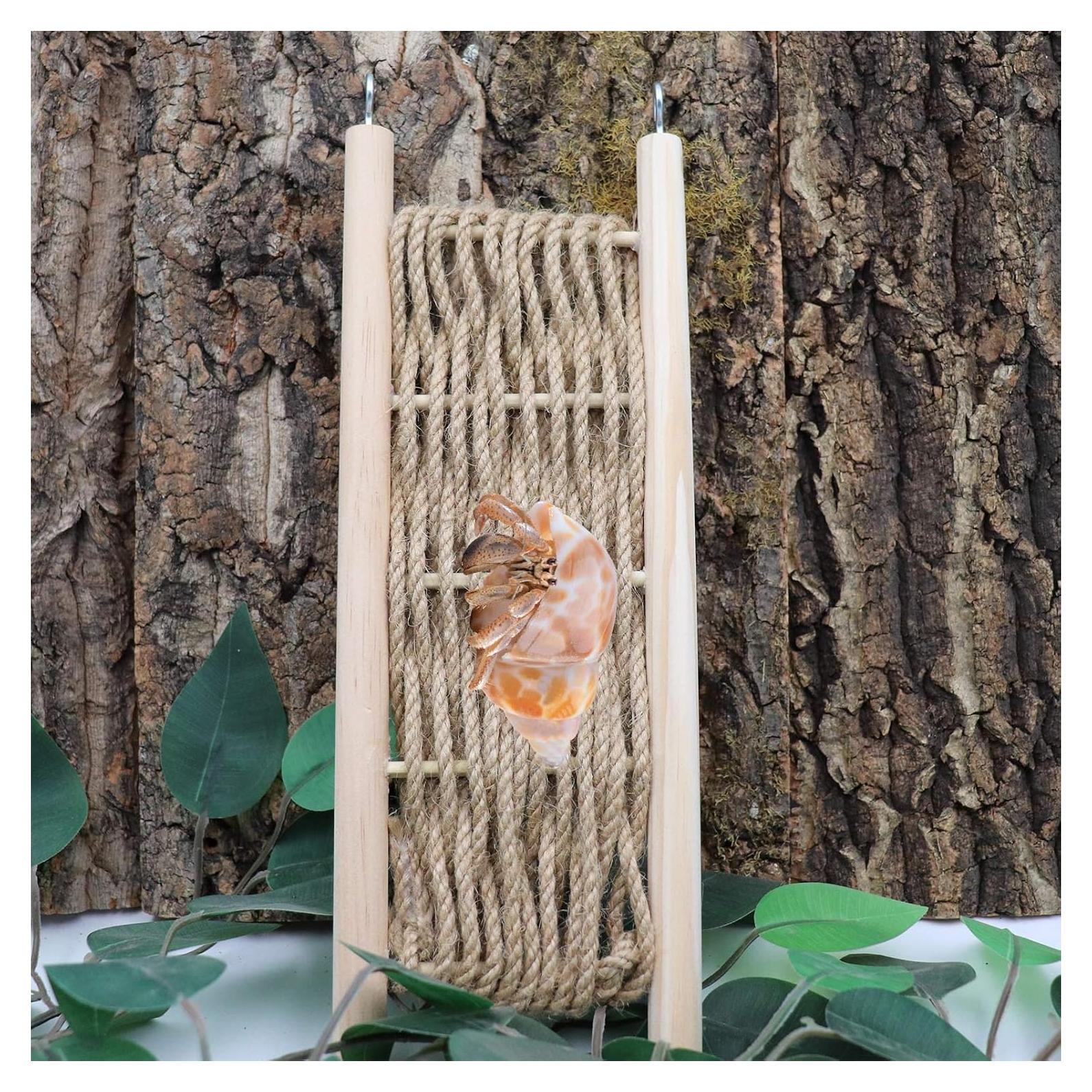 Puente de Escalera de Madera Jinkoozz para Animales Pequeños