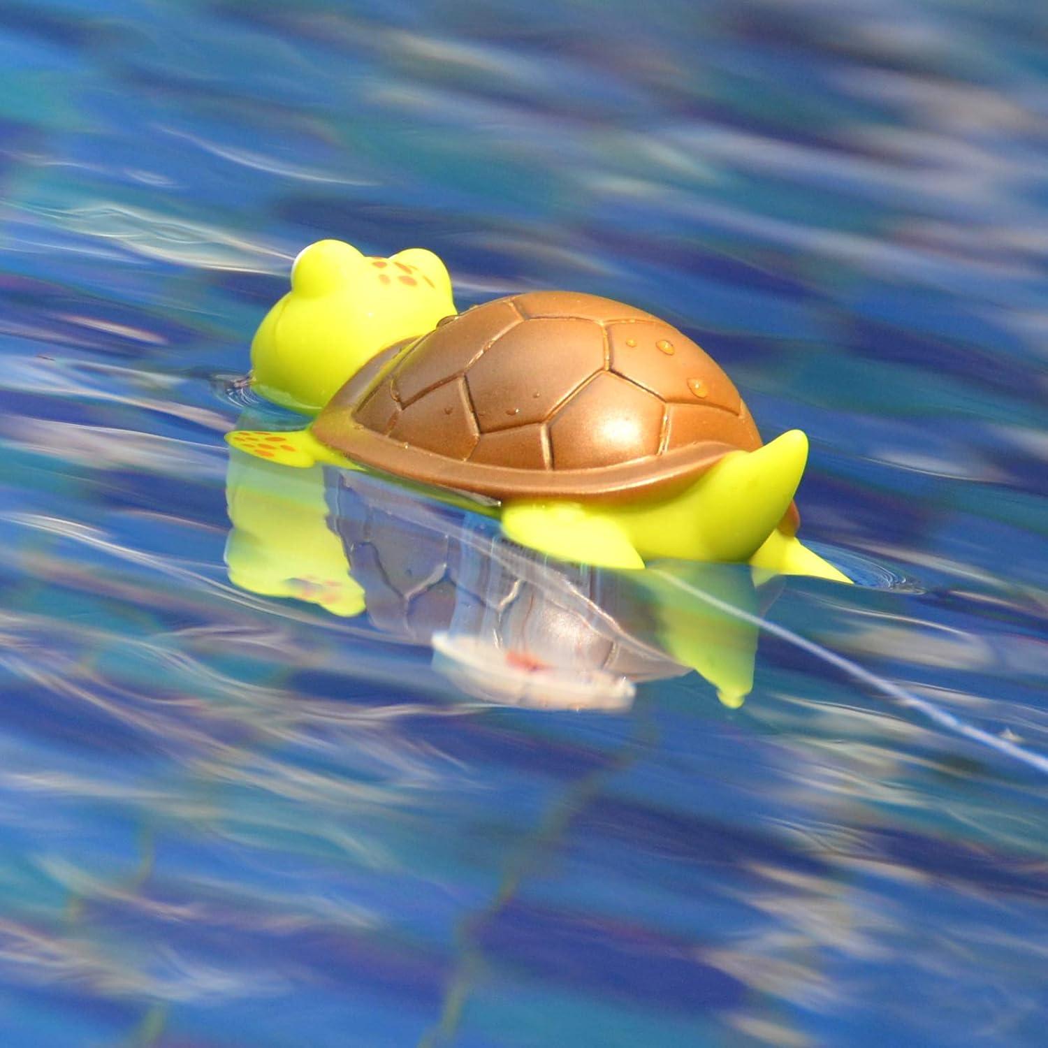 Termómetro Flotante para Piscina XY-WQ - Flamenco y Tortuga