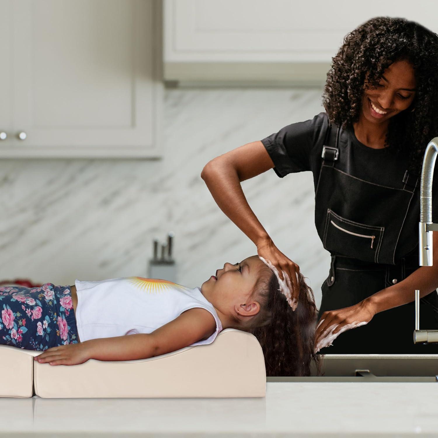 Alfombrilla de Lavado de Cabello BALAPET para Niños Beige