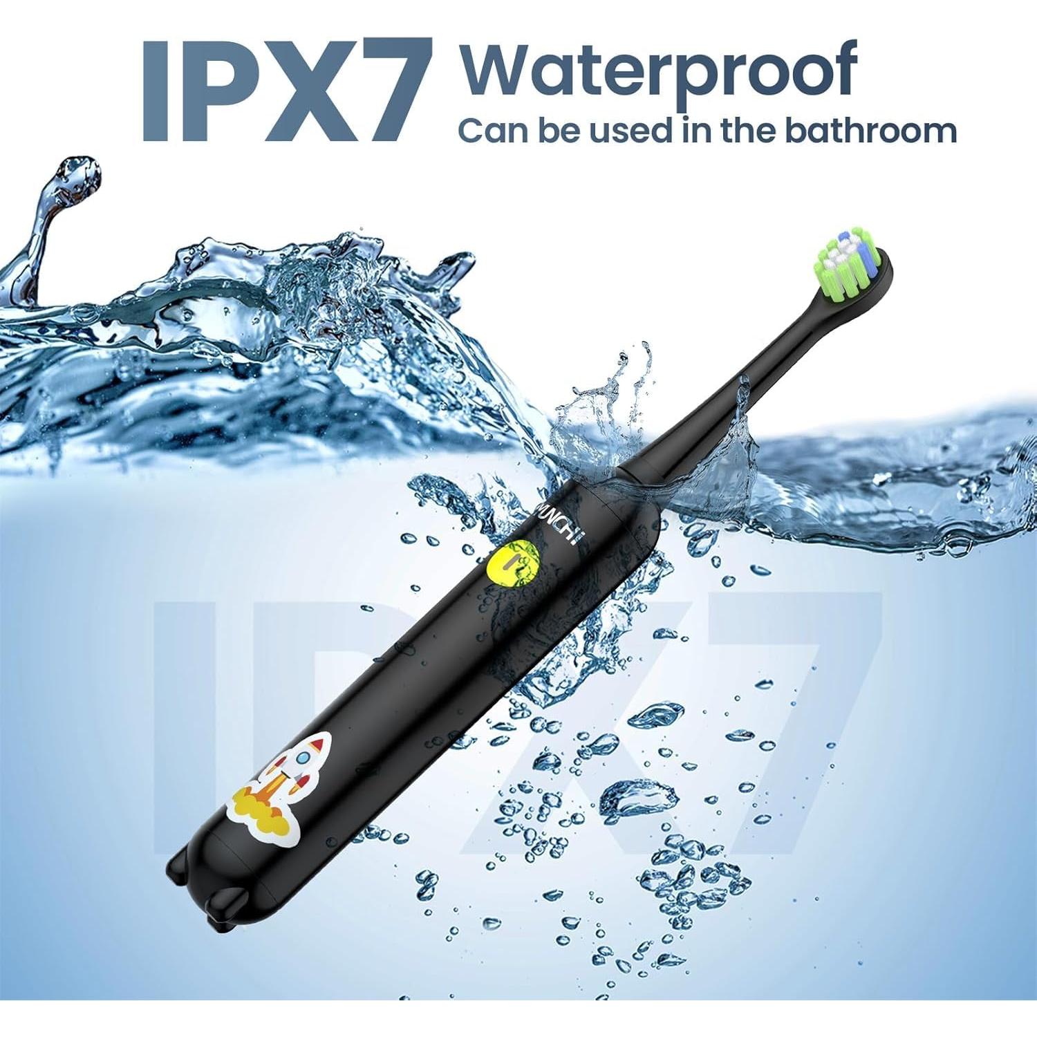 Cepillo de Dientes Eléctrico YUNCHI K5 para Niños Negro