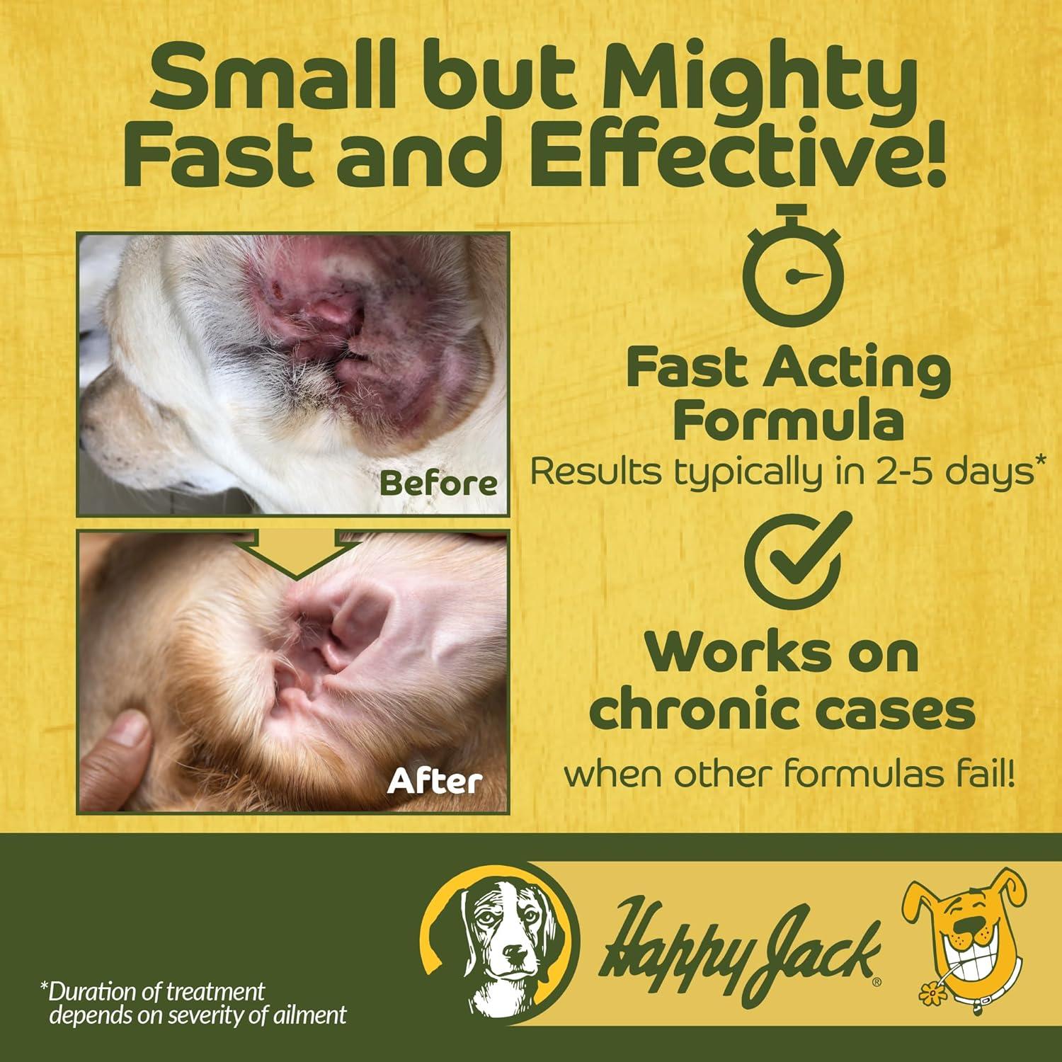 Polvo para Cáncer de Oído Happy Jack 14.17 g - Infecciones Caninas