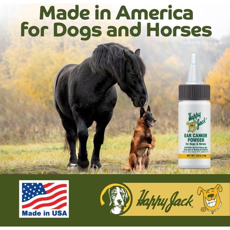 Polvo para Cáncer de Oído Happy Jack 14.17 g - Infecciones Caninas