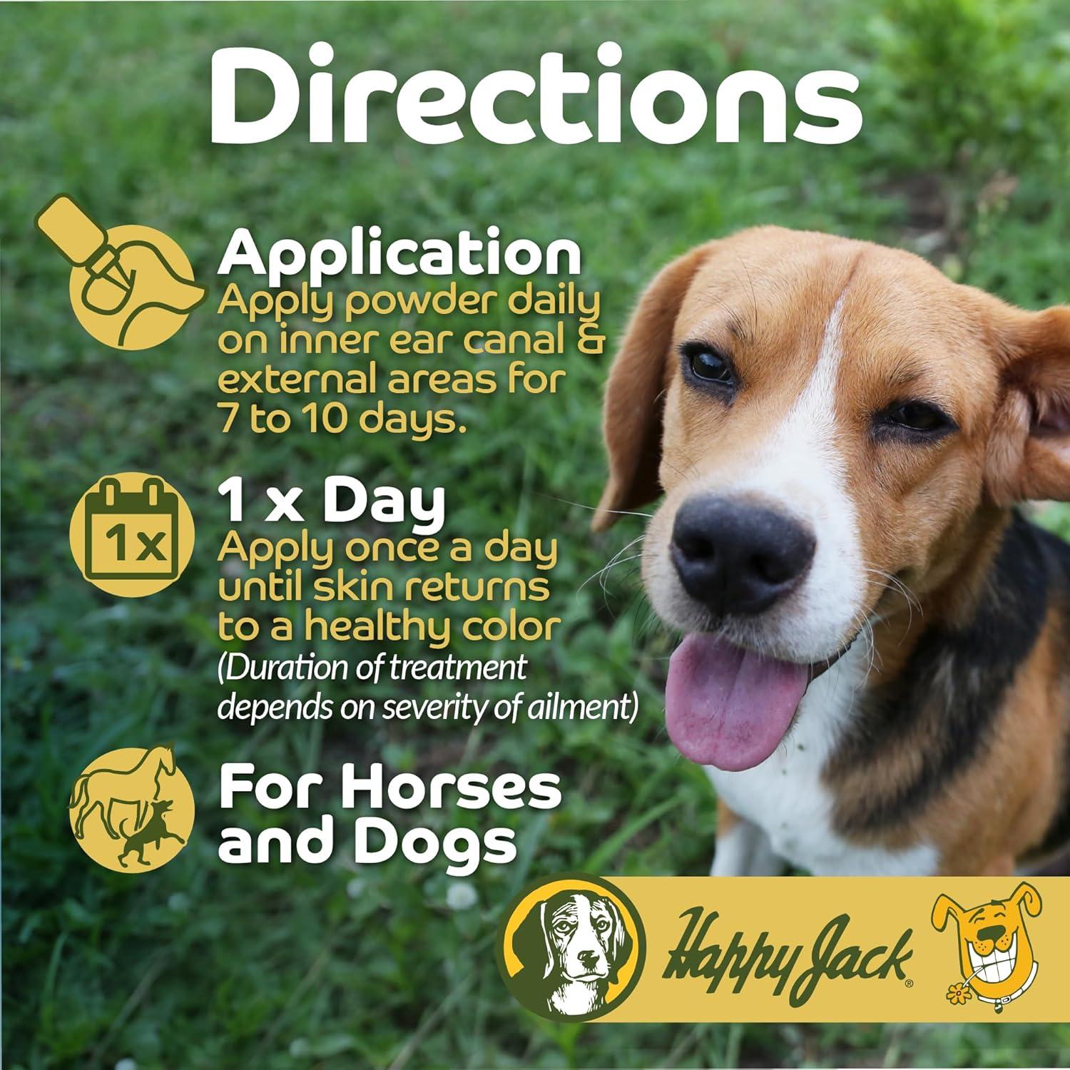 Polvo para Cáncer de Oído Happy Jack 14.17 g - Infecciones Caninas